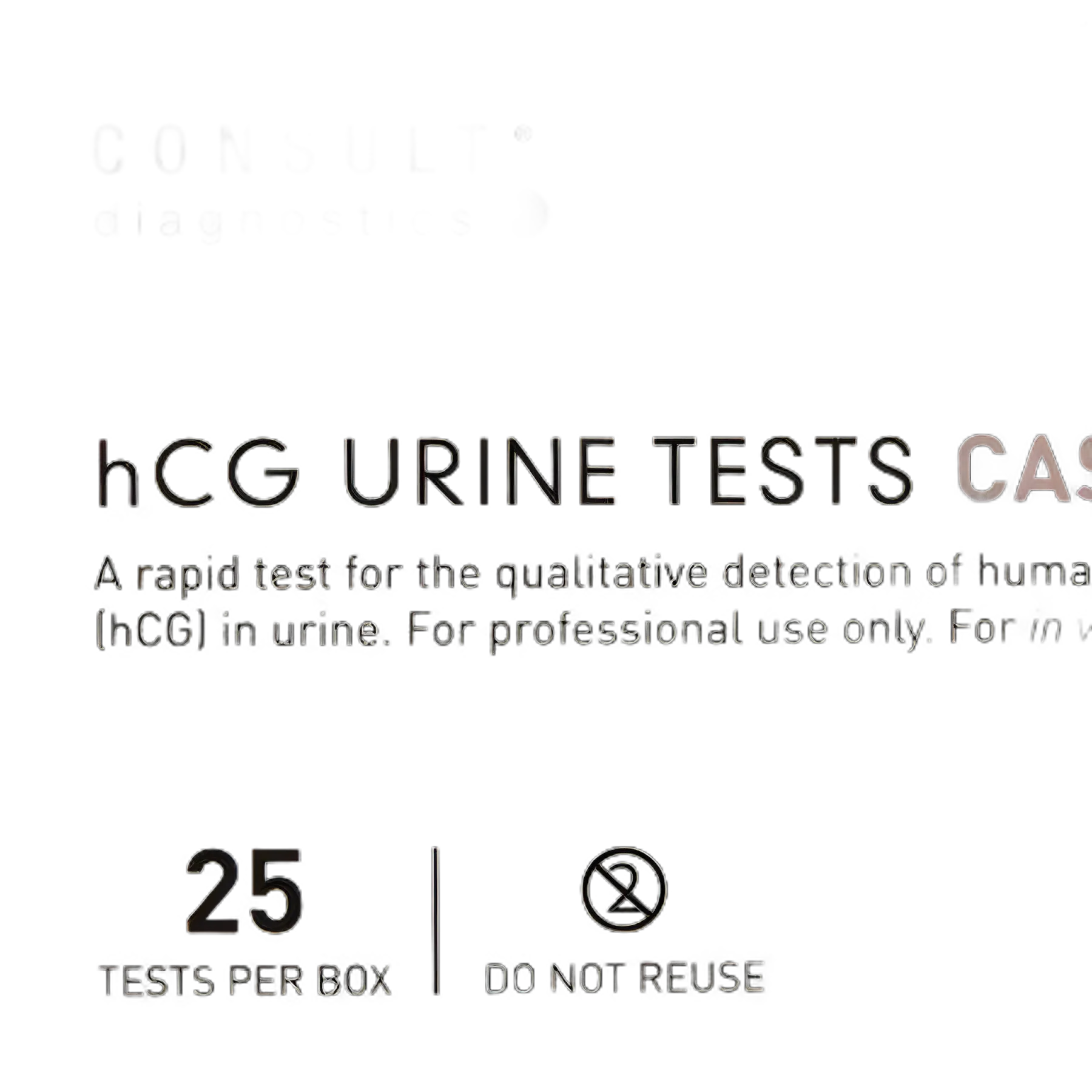 Reproductive Health Test Kit McKesson Consult™ hCG Pregnancy Test 25 Tests CLIA Waived - 5001