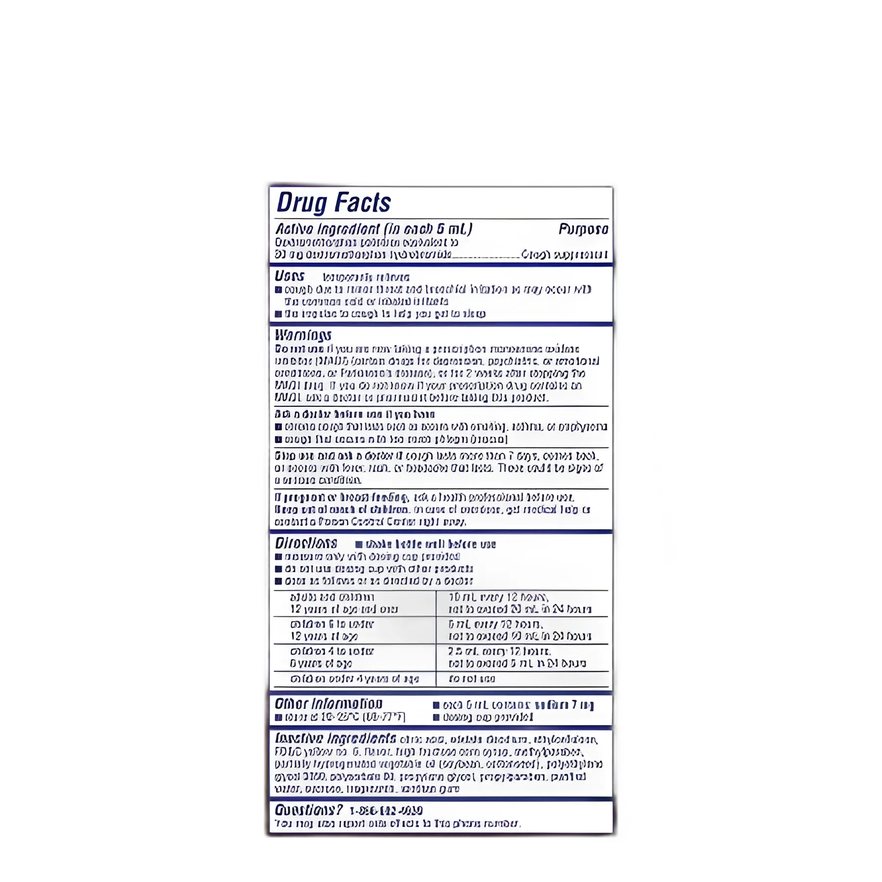 Cold and Cough Relief Delsym® 30 mg / 5 mL Strength Liquid 5 oz. - 63824017565