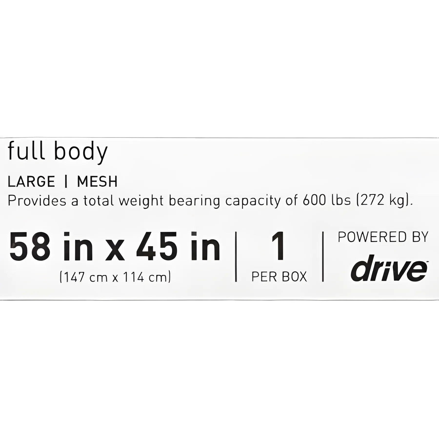 McKesson Large Full Body Sling - 600 lbs Capacity
