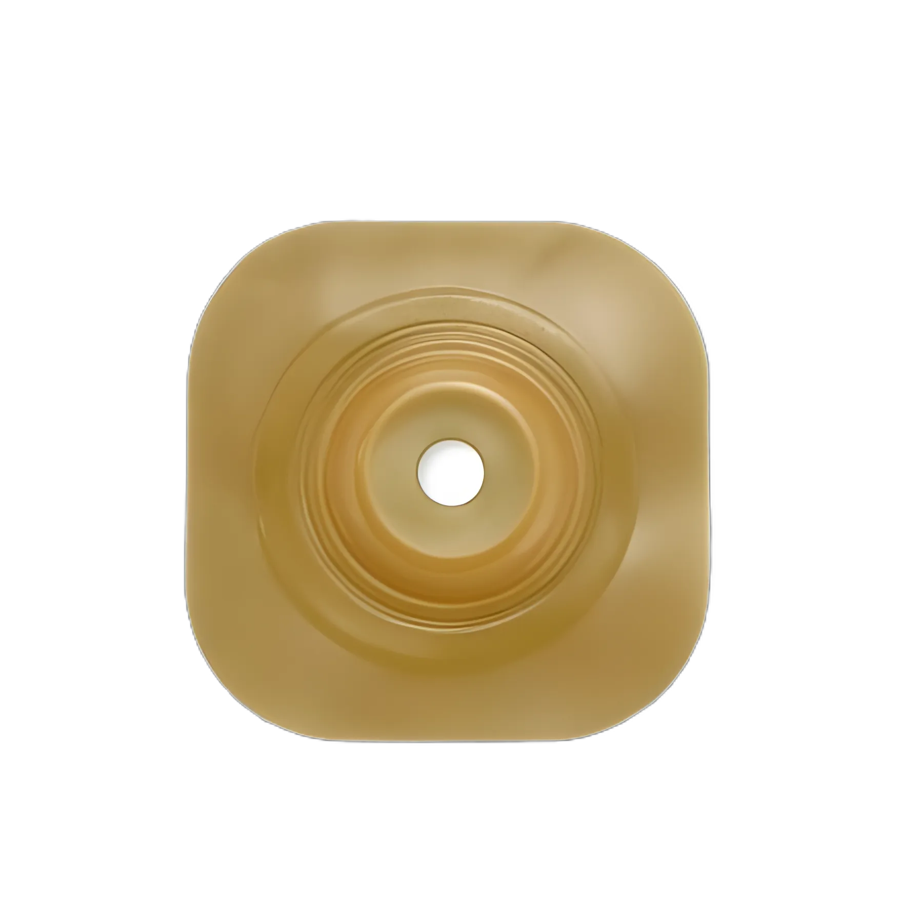 Ostomy Barrier CeraPlus™ New Image™ Trim to Fit, Extended Wear 44 mm Flange Green Code System Up to 1 Inch Opening 4 X 4 Inch