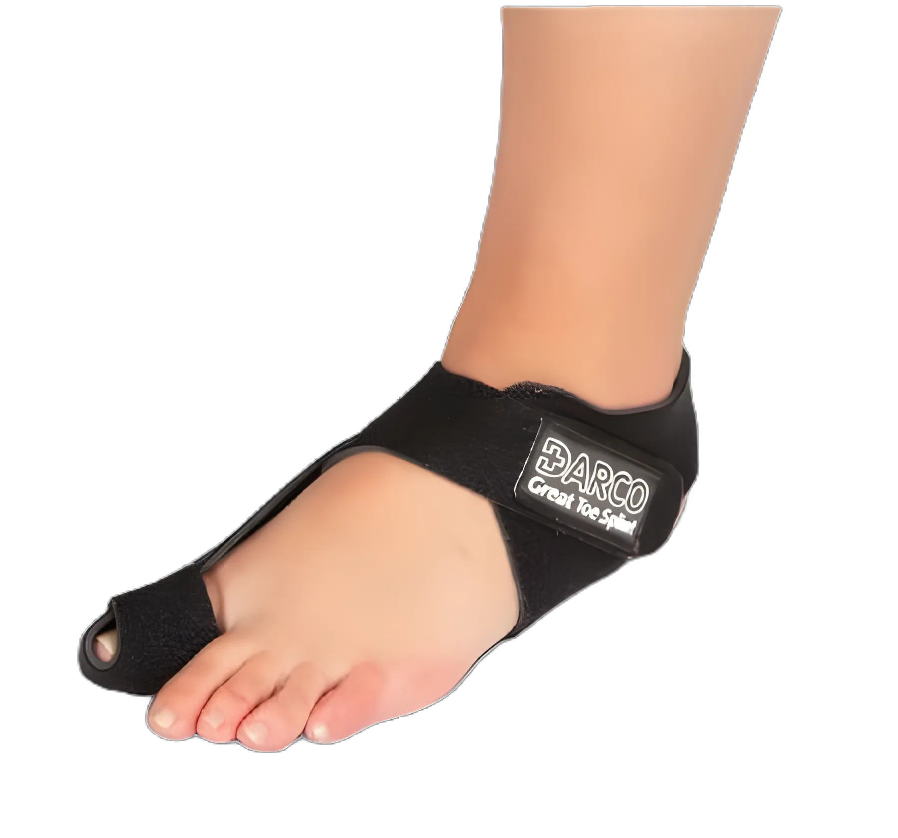 Large Toe Splint for Left Foot by GTS™ - Hook and Loop Closure for Men and Women