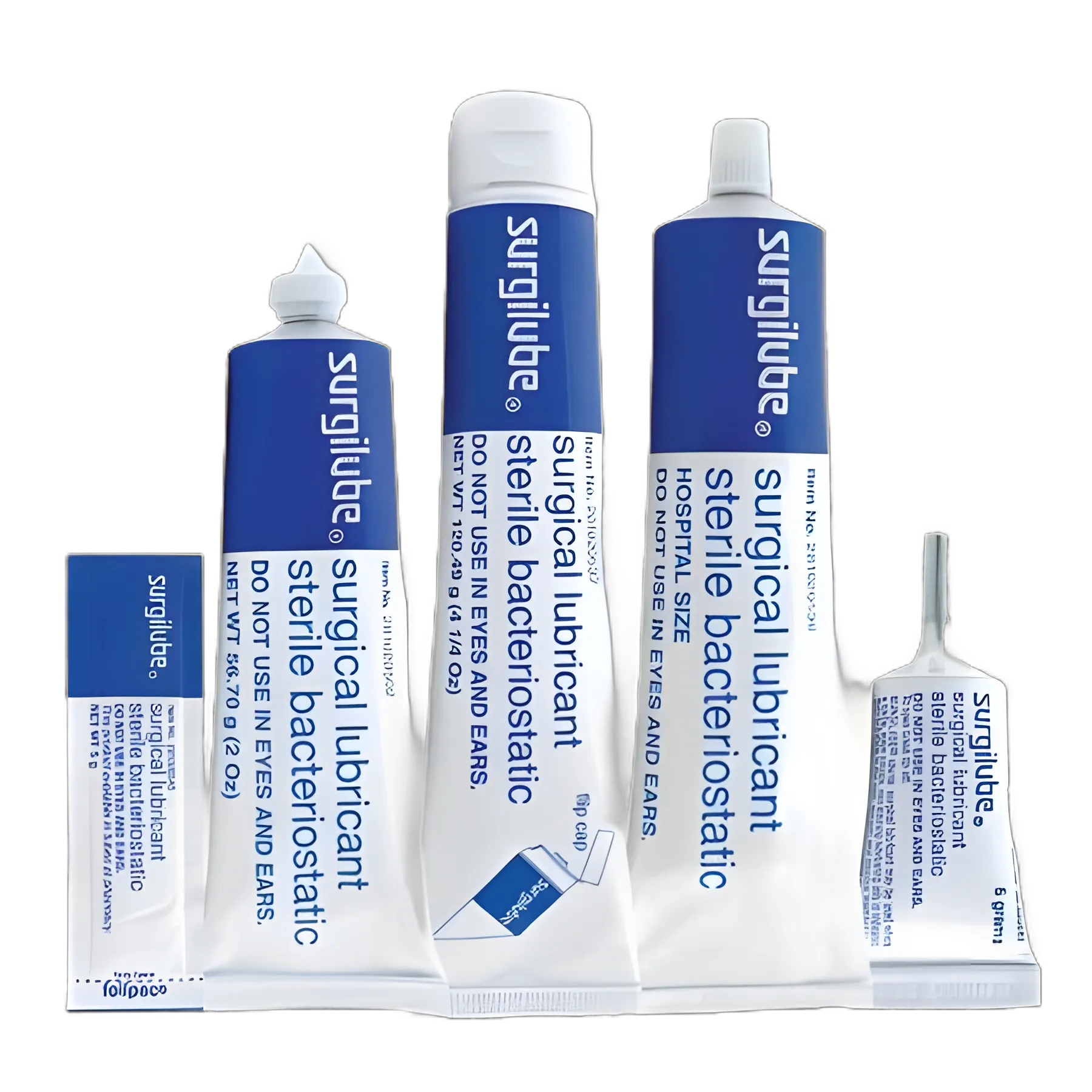 Surgilube Lubricating Jelly 5g Packets - Carbomer-Free, Sterile & Kosher
