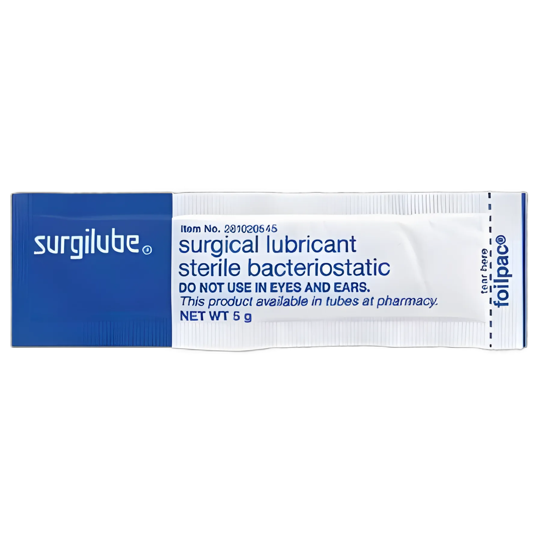 Surgilube Lubricating Jelly 5g Packets - Carbomer-Free, Sterile & Kosher
