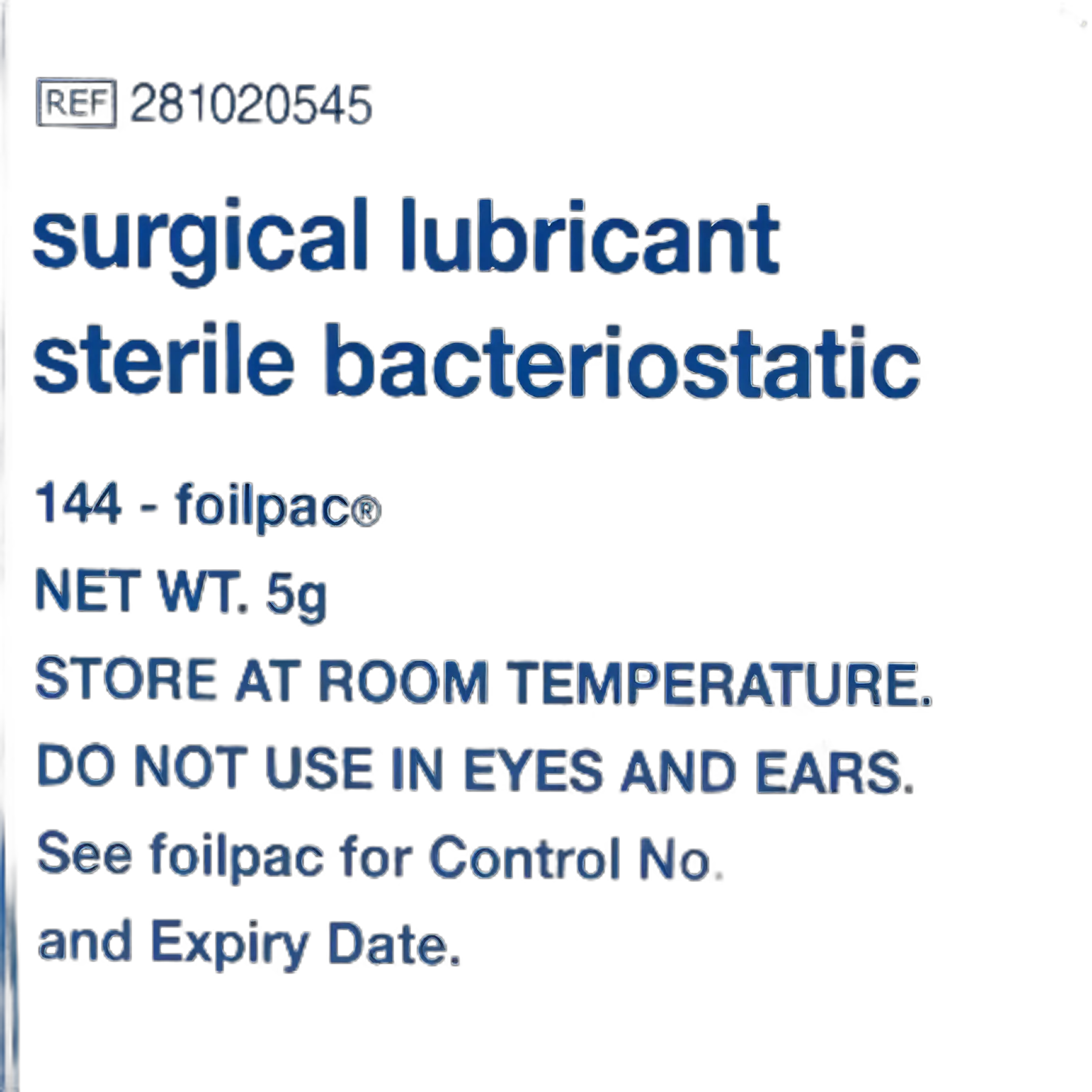 Surgilube Lubricating Jelly 5g Packets - Carbomer-Free, Sterile & Kosher