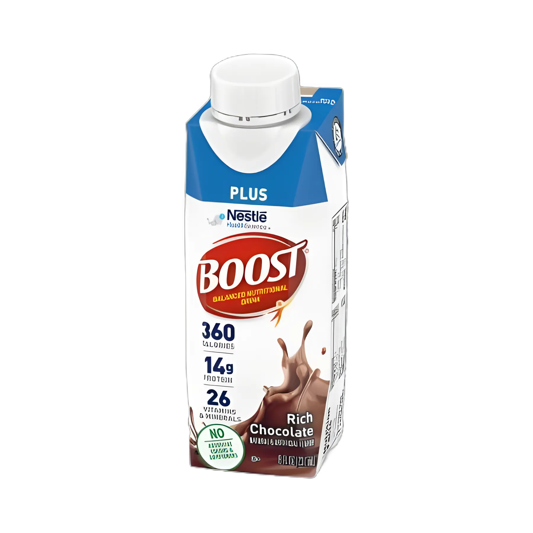 Boost Plus® Rich Chocolate Oral Supplement - High Calorie, Nutritional Drink