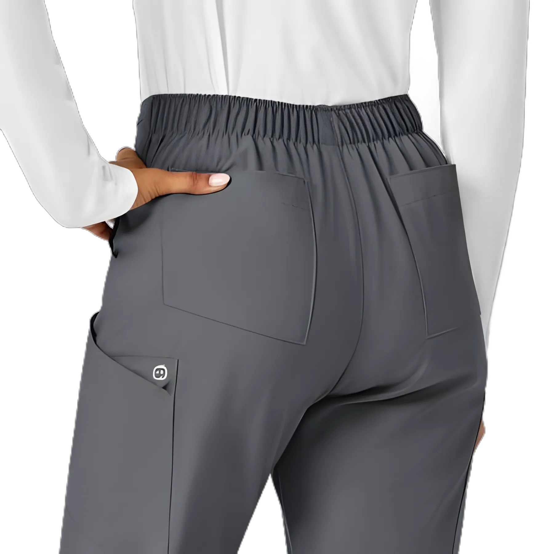 Scrub Pants Wink™W123® Cargo Small Pewter Female
