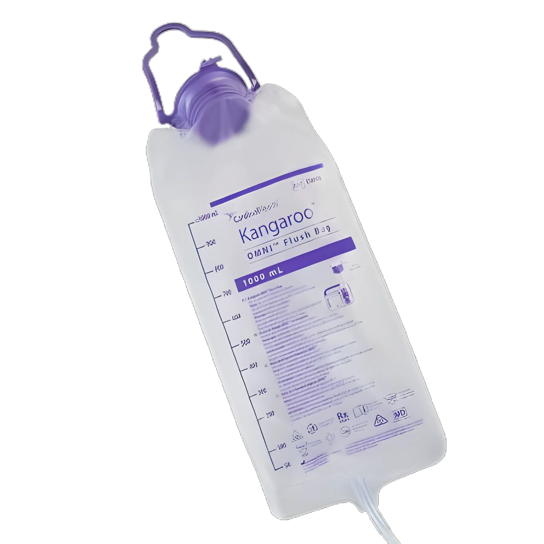 Enteral Feeding Pump Flush Bag Set Kangaroo OMNI™ ENtelliSet™ 1000 mL NonSterile