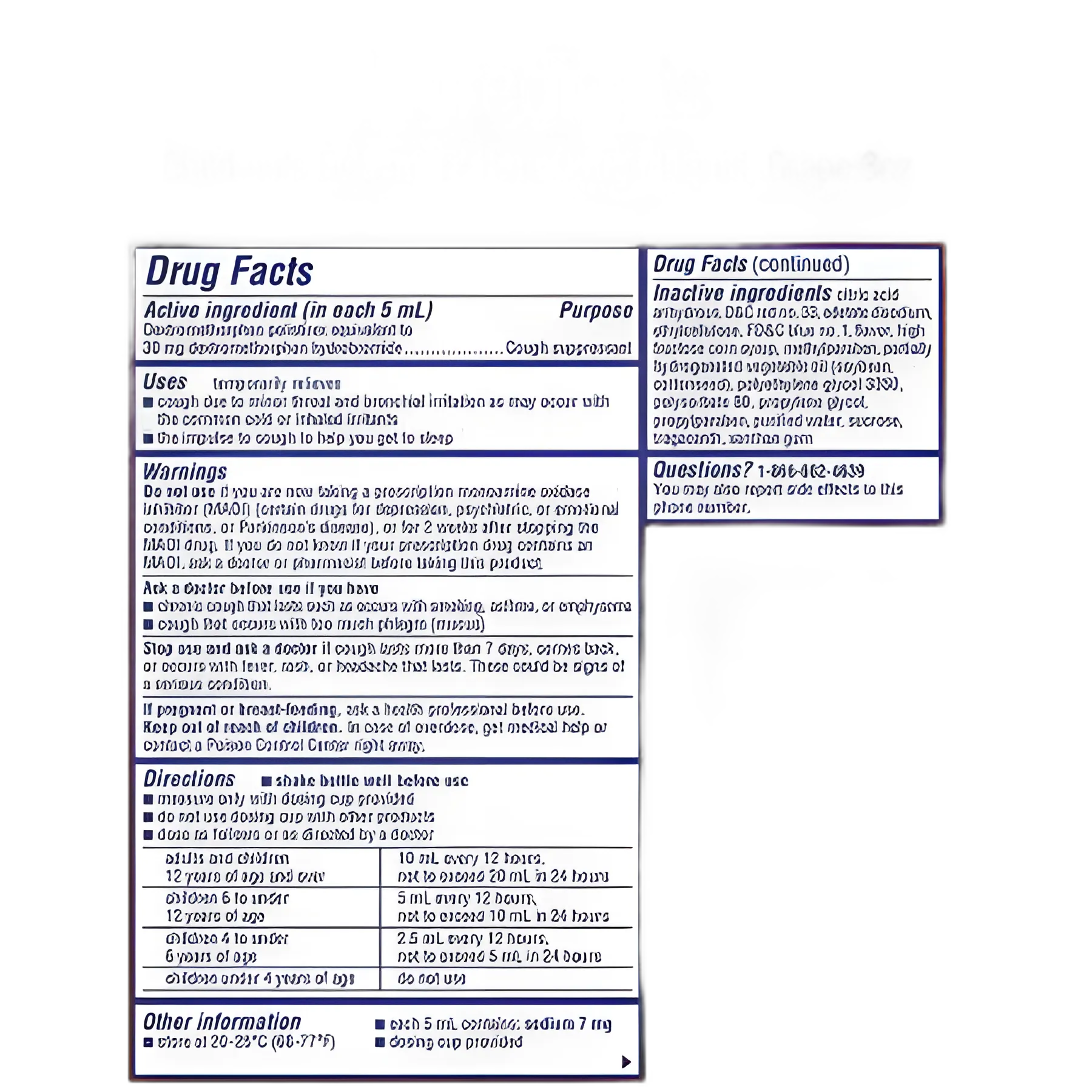 Children's Cold and Cough Relief Delsym® 30 mg / 5 mL Strength Liquid 3 oz.