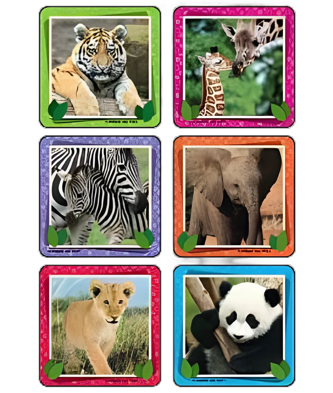 Kids Love Stickers® Baby Animal Photos Roll, Pediatric Engagement Tool, 90 Assorted Stickers, 2-1/2 Inch