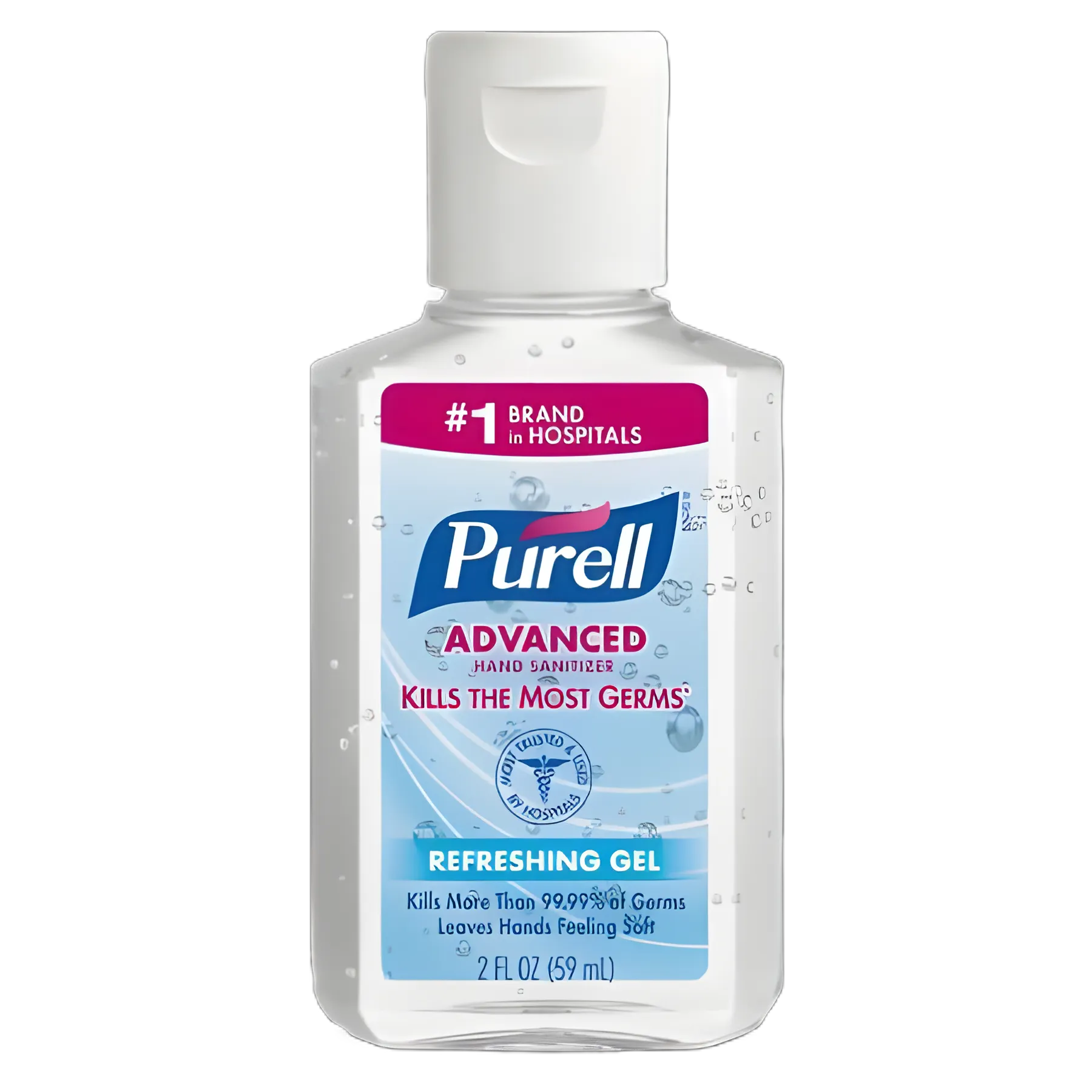 Hand Sanitizer Purell® Advanced 2 oz. Ethyl Alcohol Gel Bottle