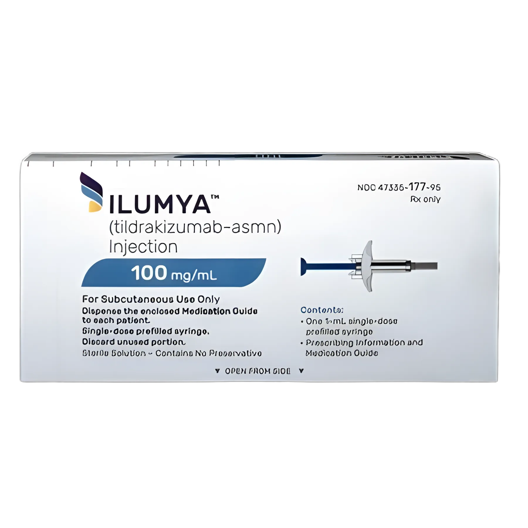 ILUMYA® Tildrakizumab-asmn 100 mg / mL Injection Prefilled Syringe 1 mL