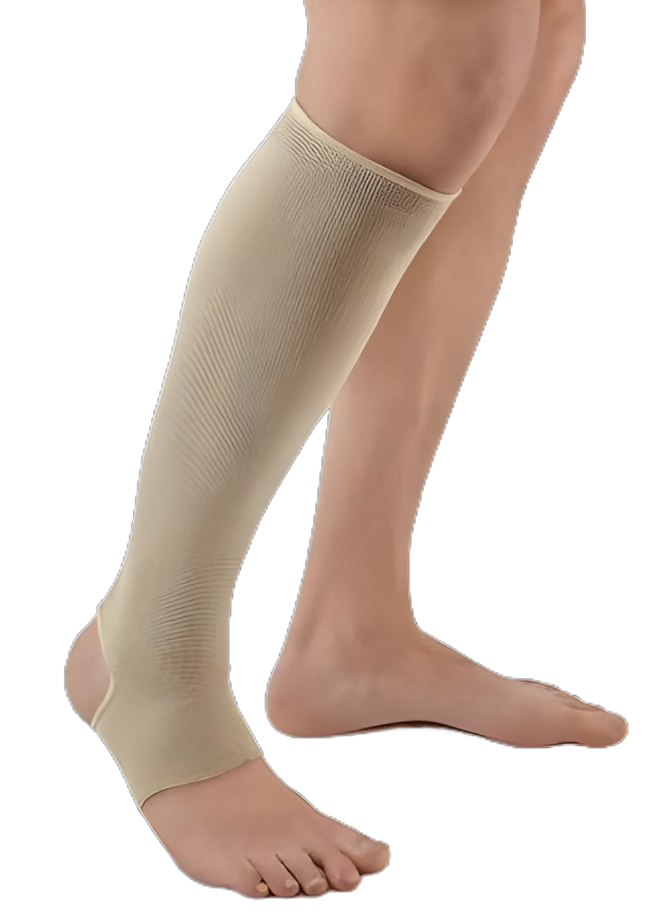 3M™ Futuro™ Medium Beige Open Toe Compression Stockings for Varicose Veins and Swelling - 71033OTHEN
