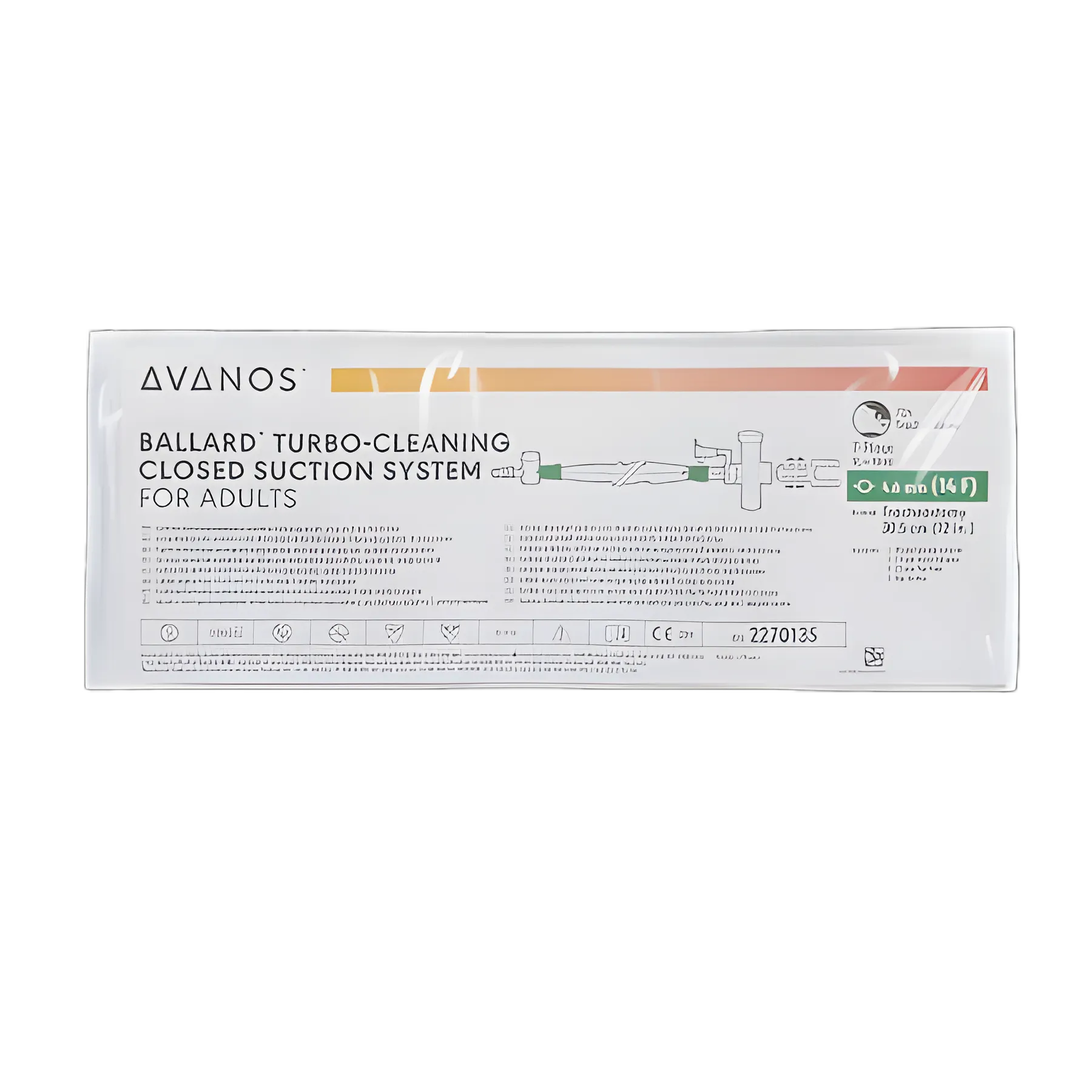 Closed Suction Catheter Trach Care® 72 14 Fr. Tracheostomy