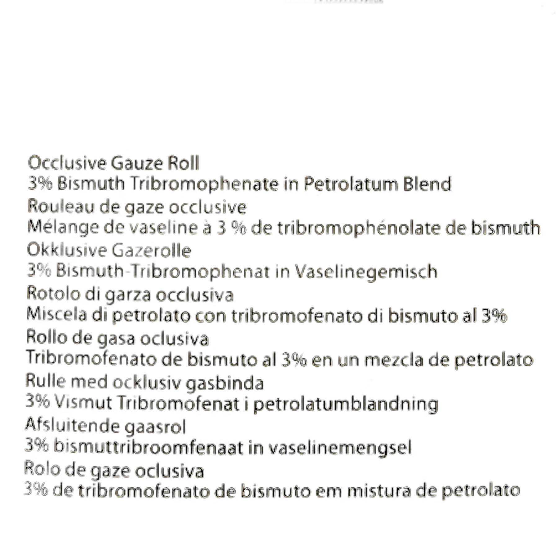 Xeroform Petrolatum Impregnated Dressing Xeroform™ Occlusive Roll 4 Inch X 3 Yard Sterile