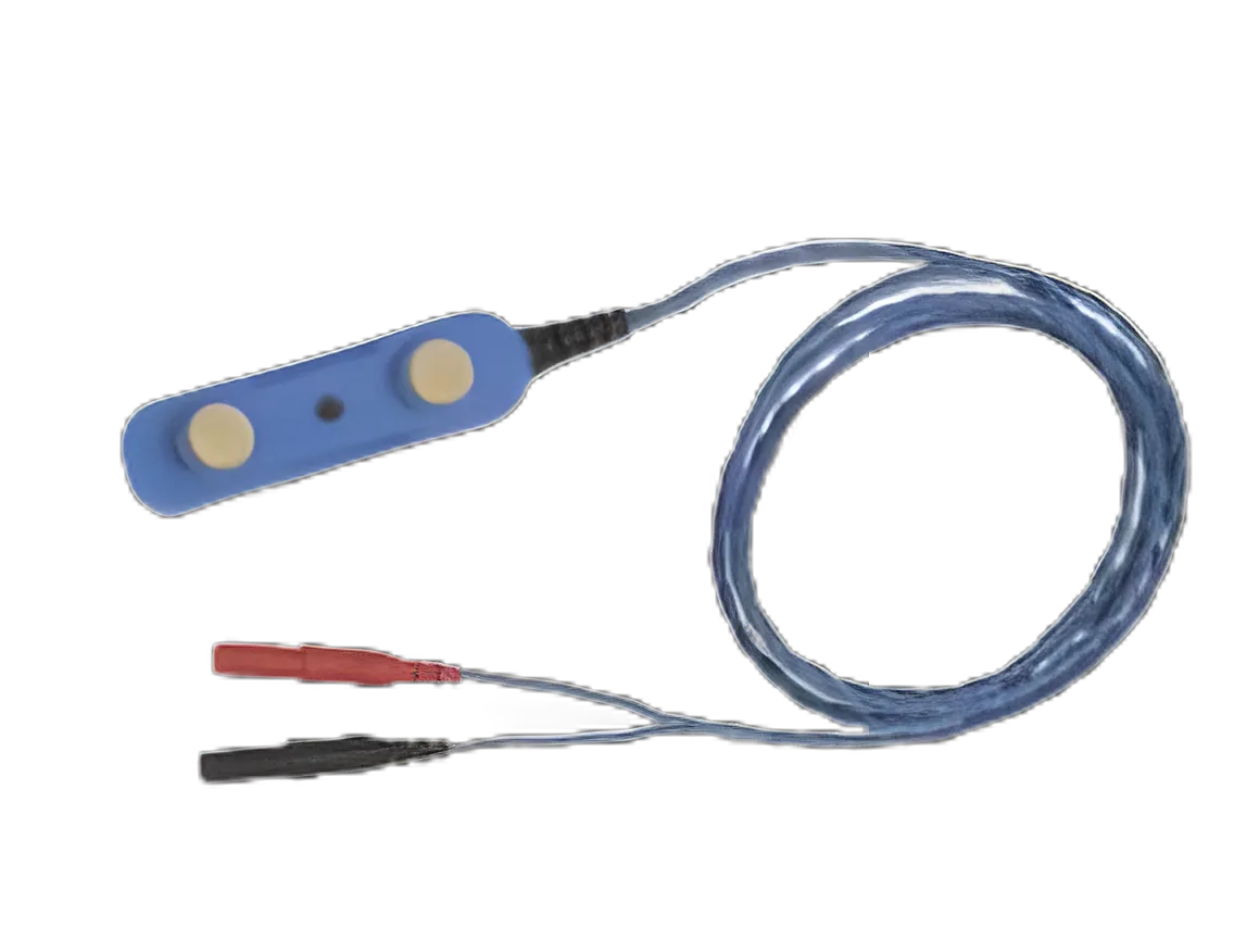 EMG Bar Electrode with Leadwire Natus® 9 mm Diameter X 30 mm Spacing X 20 Inch Lead Length Stainless Steel / Gold Plate NonSterile Bipolar Disc Tip Reusable