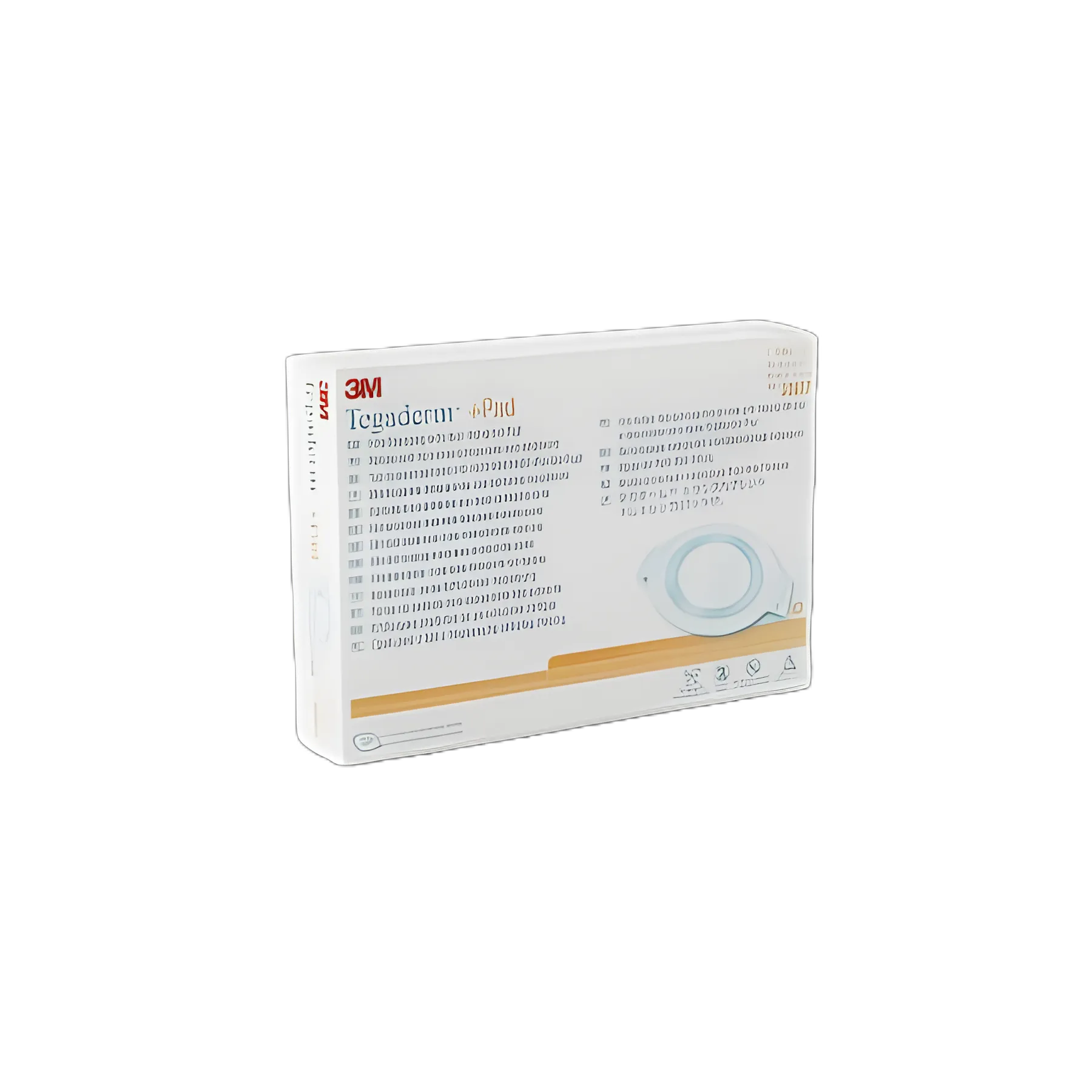 Transparent Film Dressing with Pad 3M™ Tegaderm™ 3-1/2 X 4 Inch Frame Style Delivery Rectangle Sterile