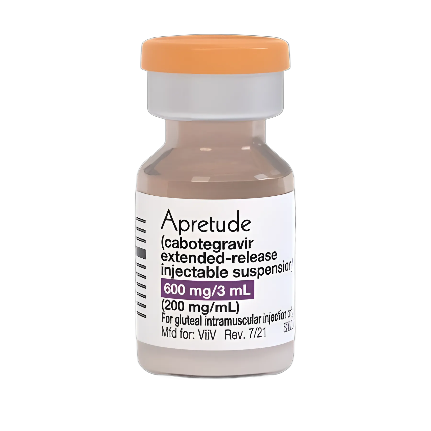 Apretude Cabotegravir 600 mg / mL Injection Single-Dose Kit 3 mL