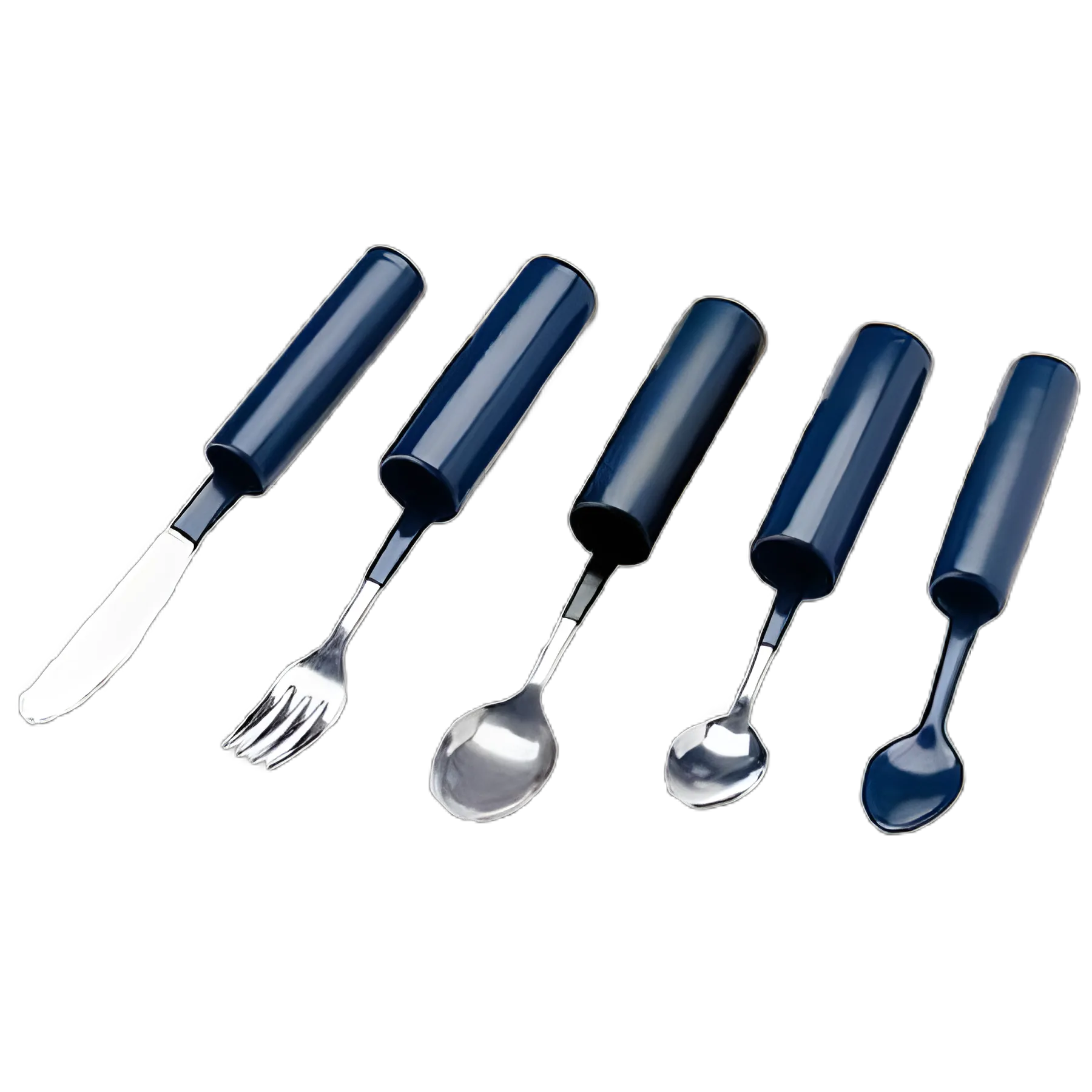 Fork Built Up Handle Blue Stainless Steel