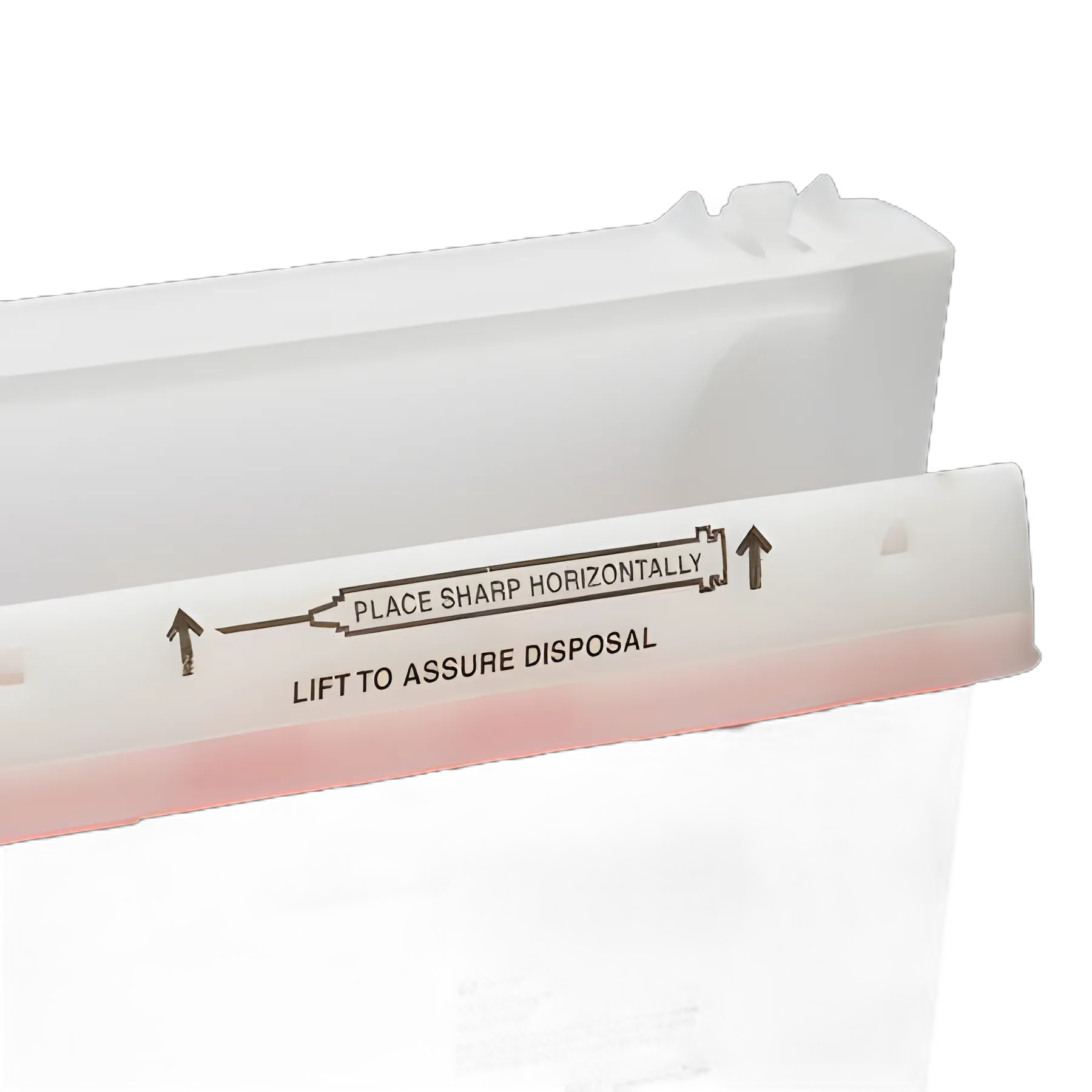 Sharps Container SharpStar™ In-Room™ Translucent Red Base 12-1/2 H X 5-1/2 D X 10-3/4 W Inch Horizontal Entry 1.25 Gallon