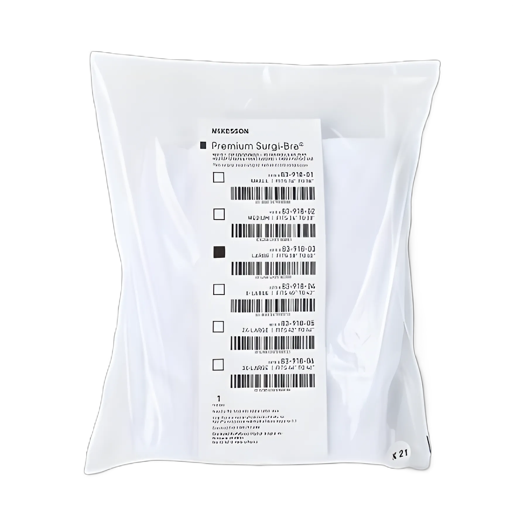 Post-Surgical Bra McKesson White 38 to 40 Inch