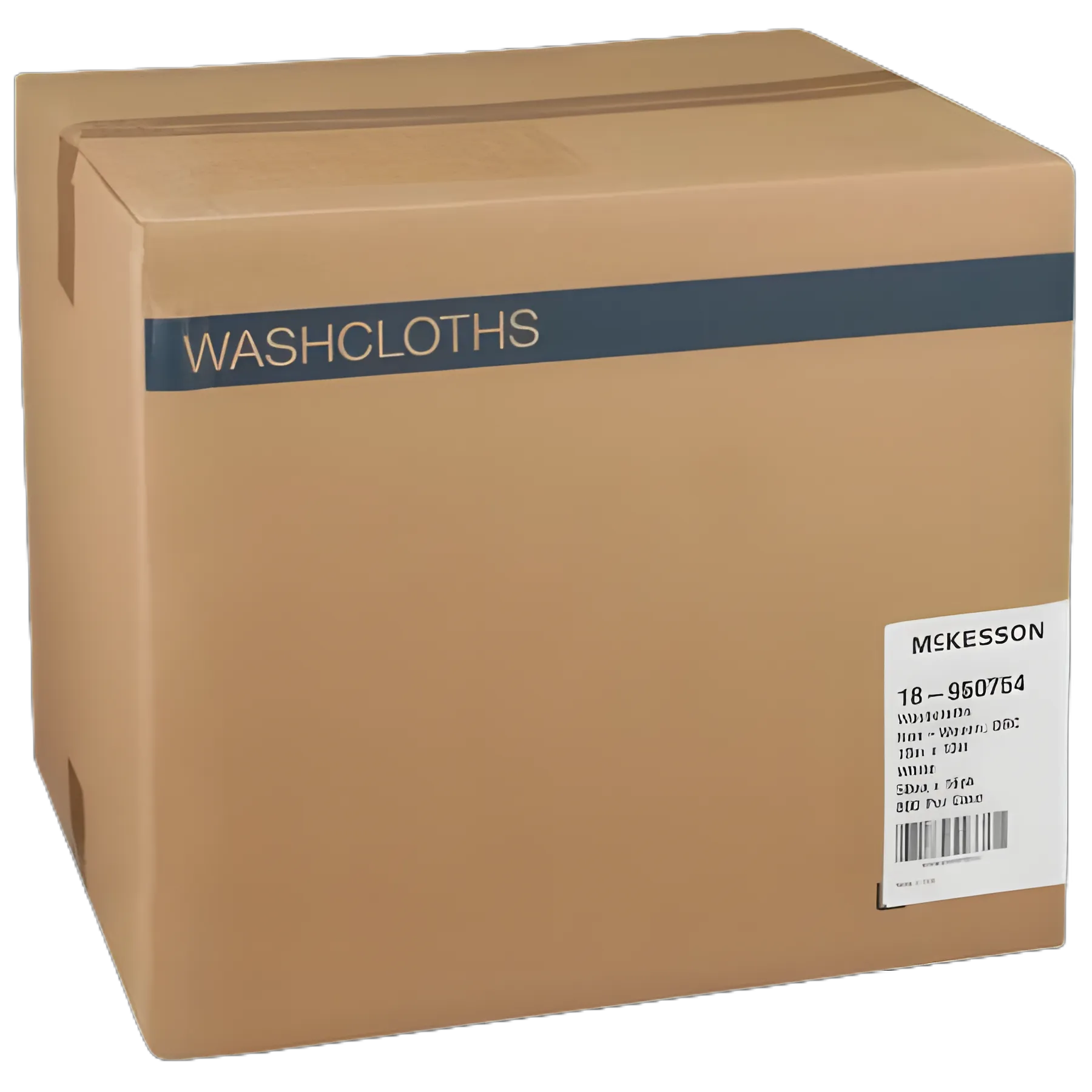 Washcloth McKesson 13 X 13 Inch White Disposable - 18-950754