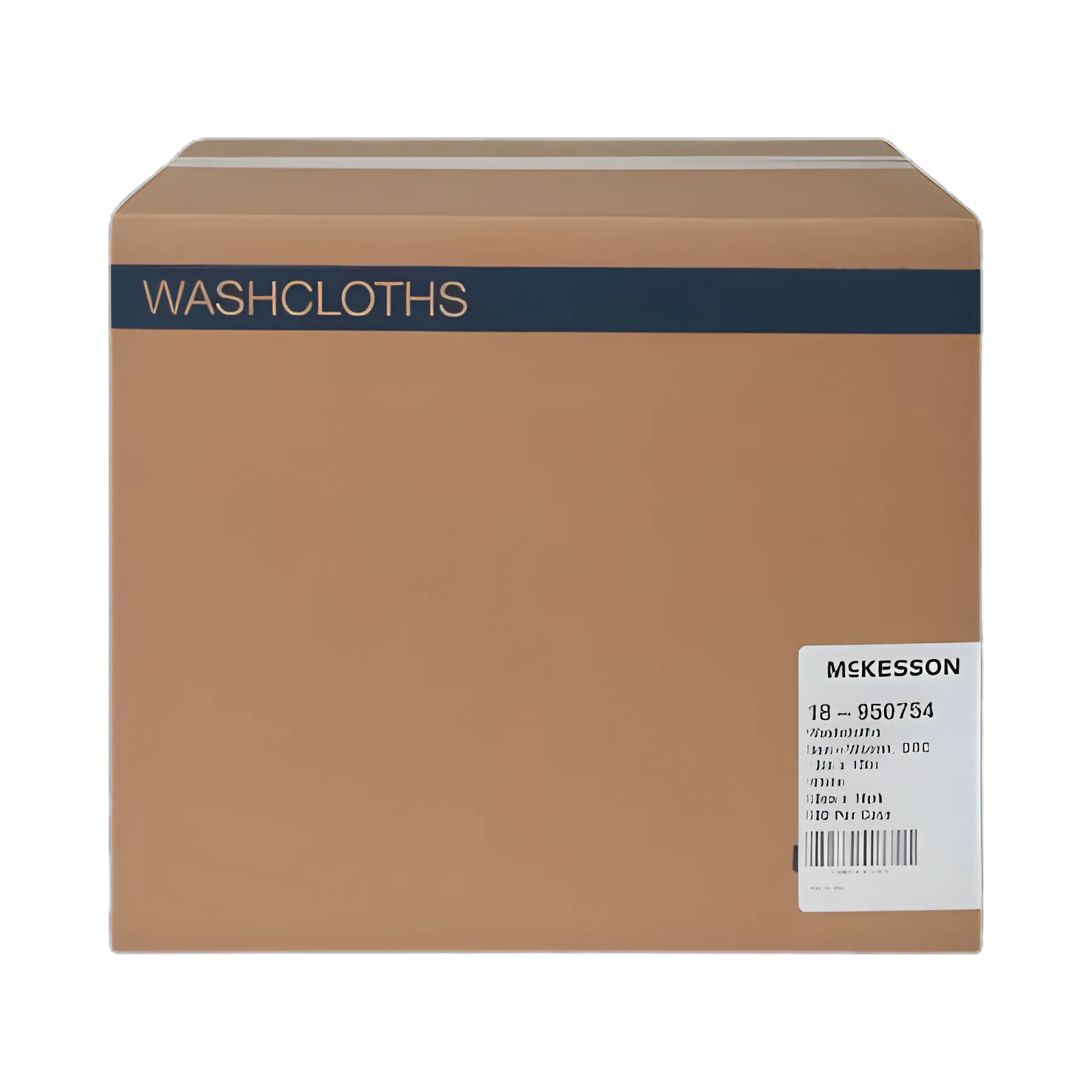 Washcloth McKesson 13 X 13 Inch White Disposable - 18-950754