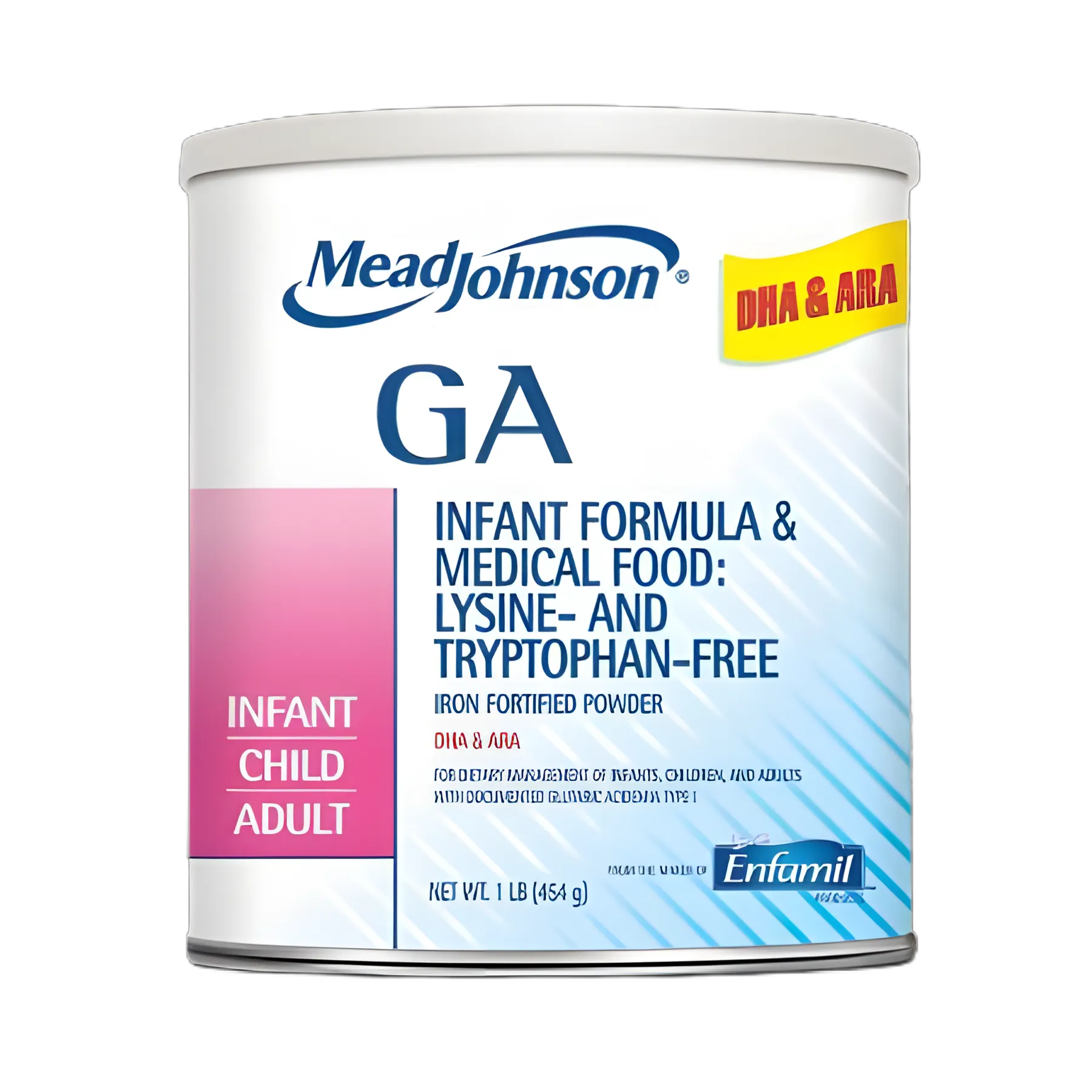 Pediatric Oral Supplement GA Unflavored 1 lb. Can Powder Iron Glutaric Acidemia Type 1