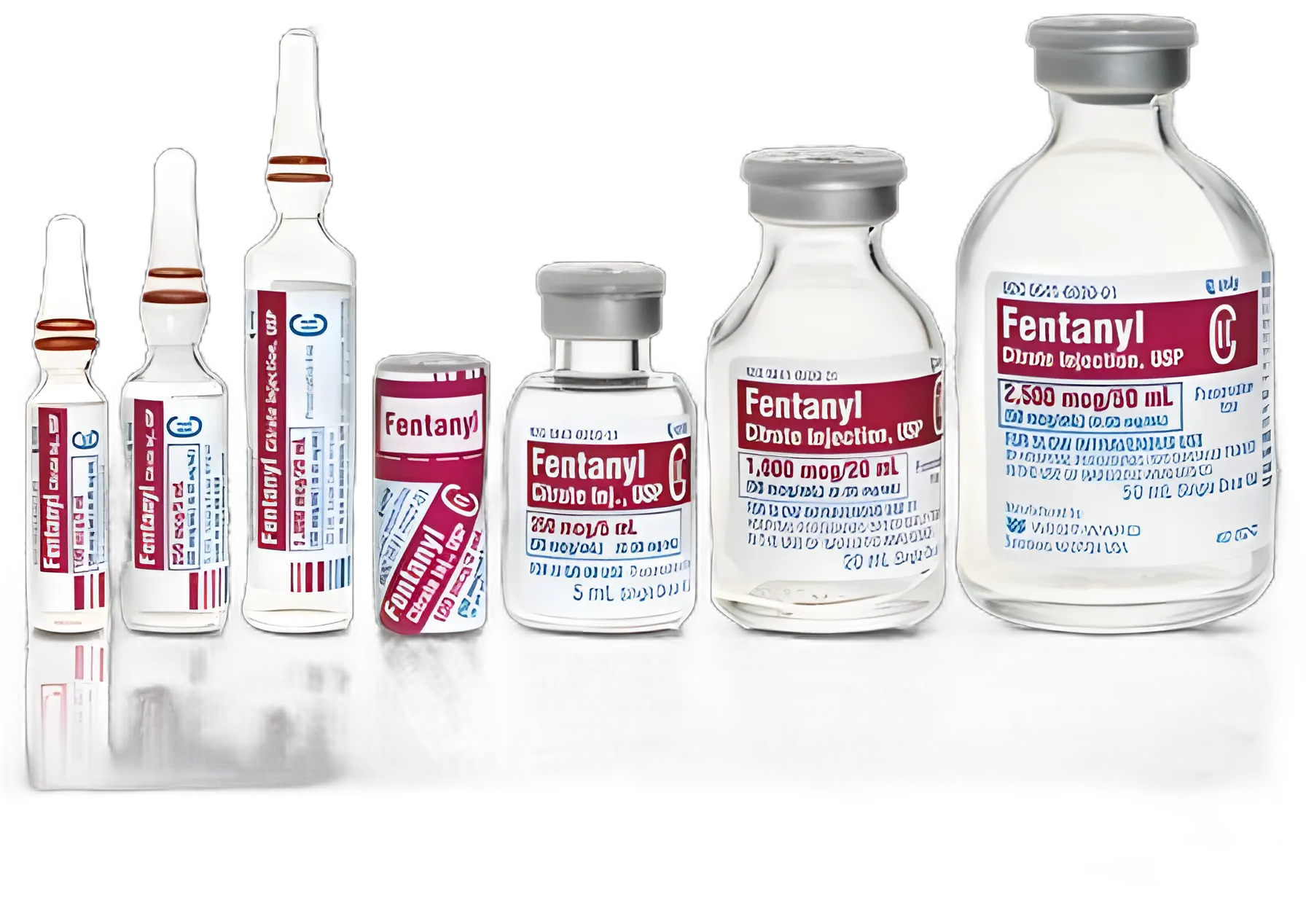 Fentanyl Citrate, Preservative Free 50 mcg / mL Injection Ampule 2 mL CII - 00641602410