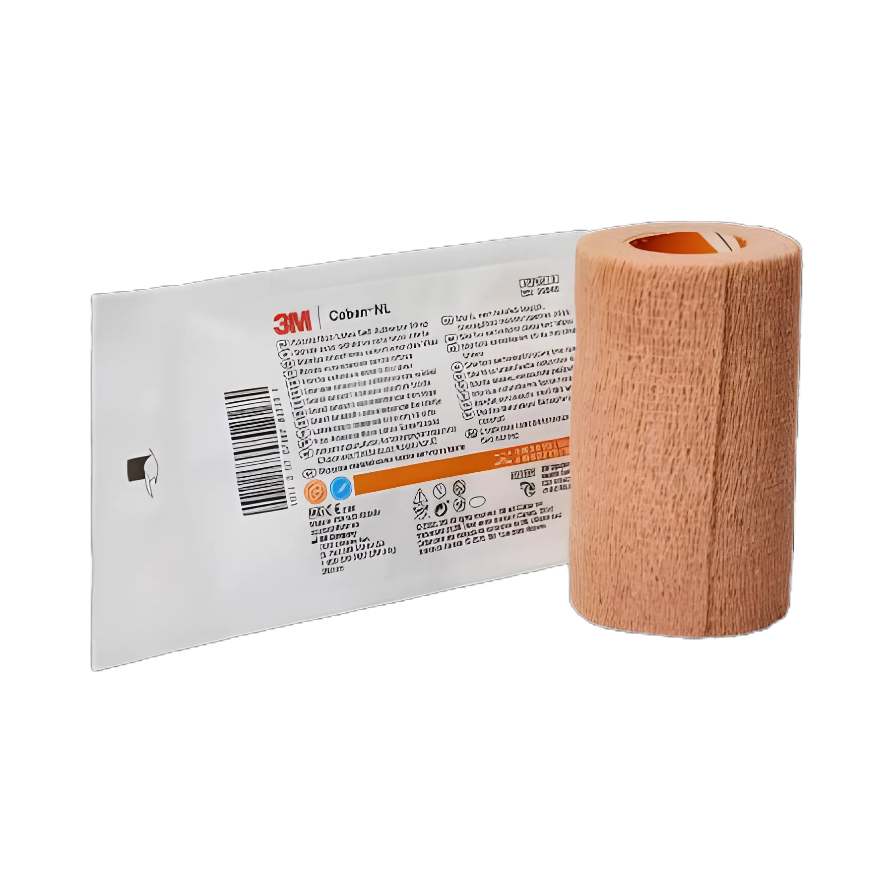 Cohesive Bandage 3M™ Coban™ LF 4 Inch X 5 Yard Self-Adherent Closure Tan Sterile Standard Compression