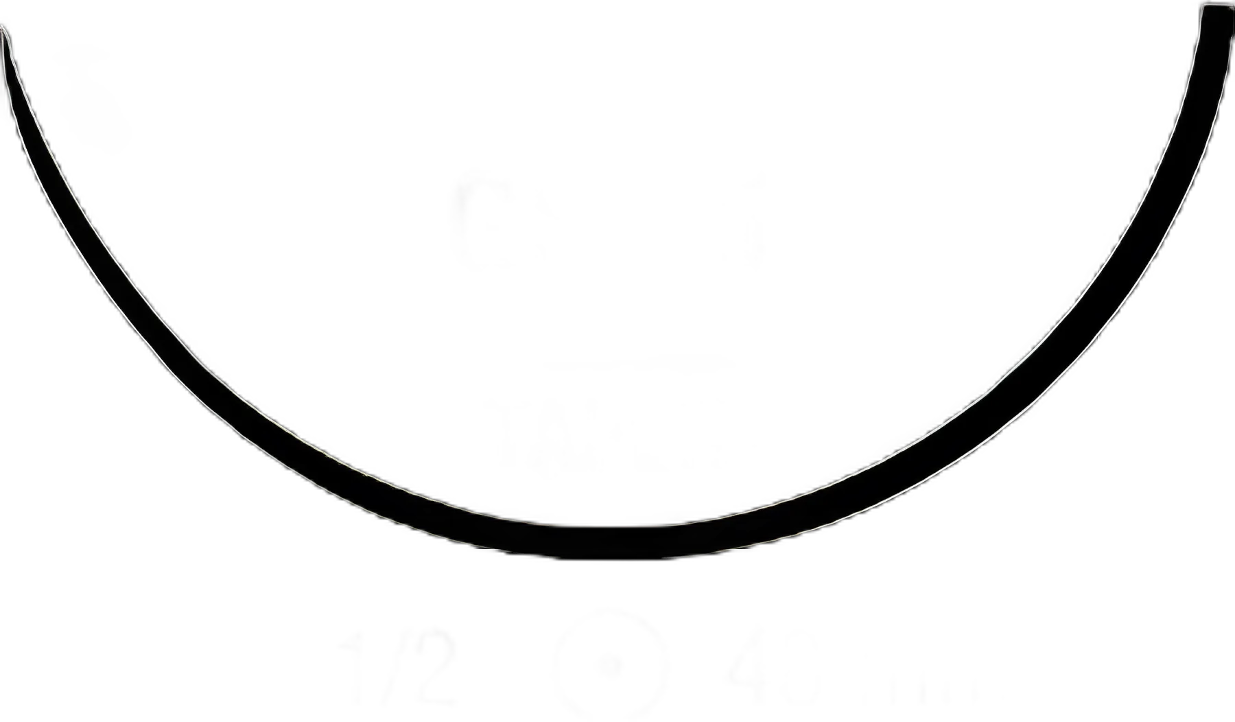 Nonabsorbable Suture with Needle Monosof™~Dermalon™ Nylon GS -25 1/2 Circle Taper Point Needle Size 1 Monofilament