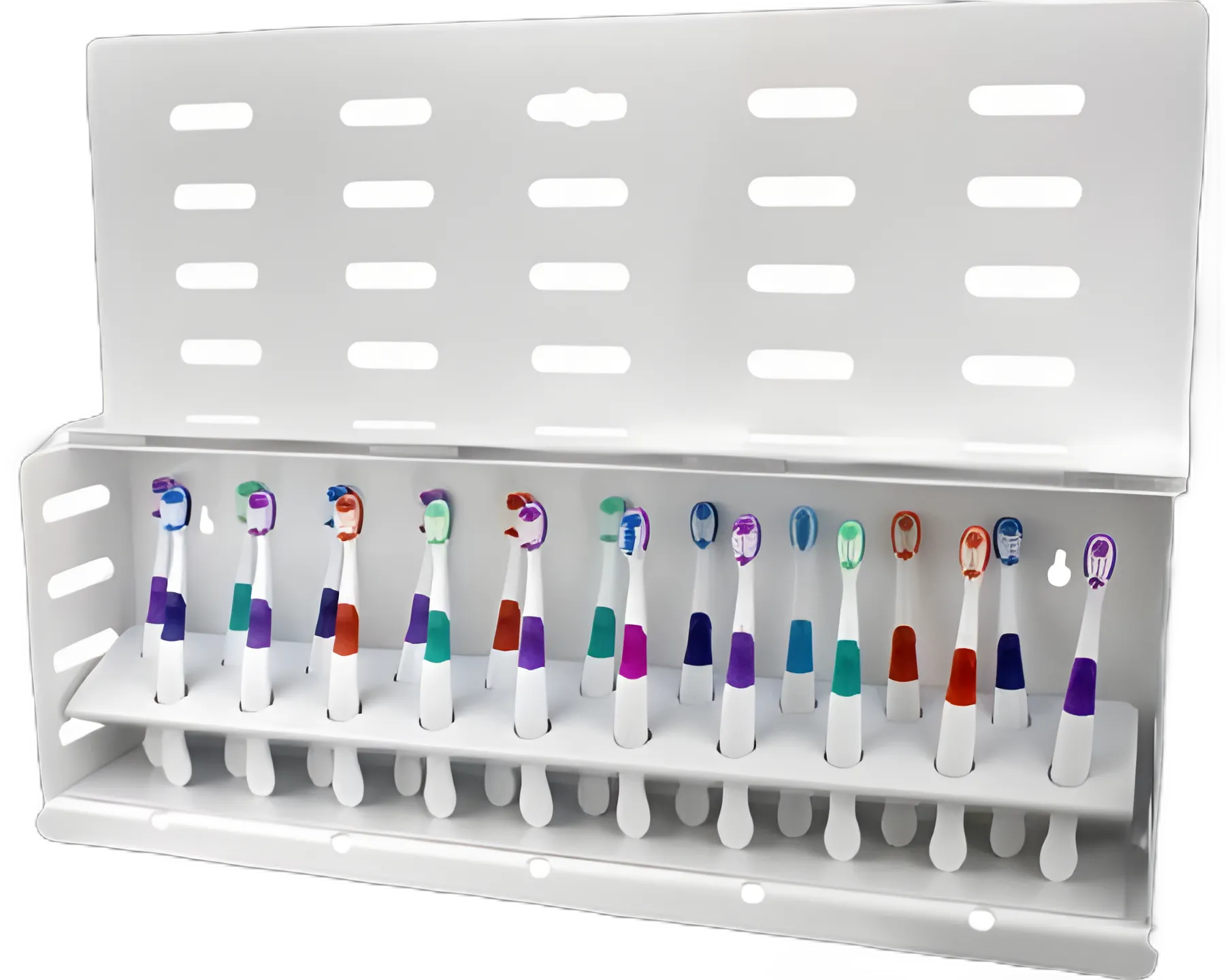 Hygienic Toothbrush Rack with 20 Brushes - Plak Smacker