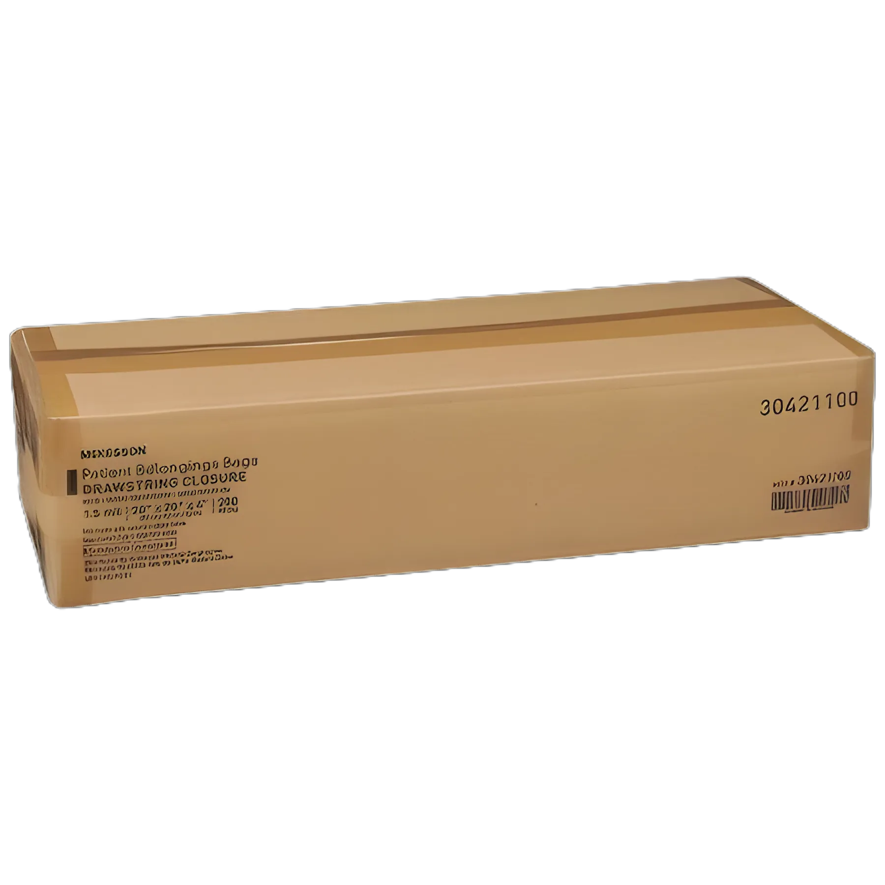 Patient Belongings Bag McKesson 4 X 20 X 20 Inch Polyethylene Drawstring Closure White