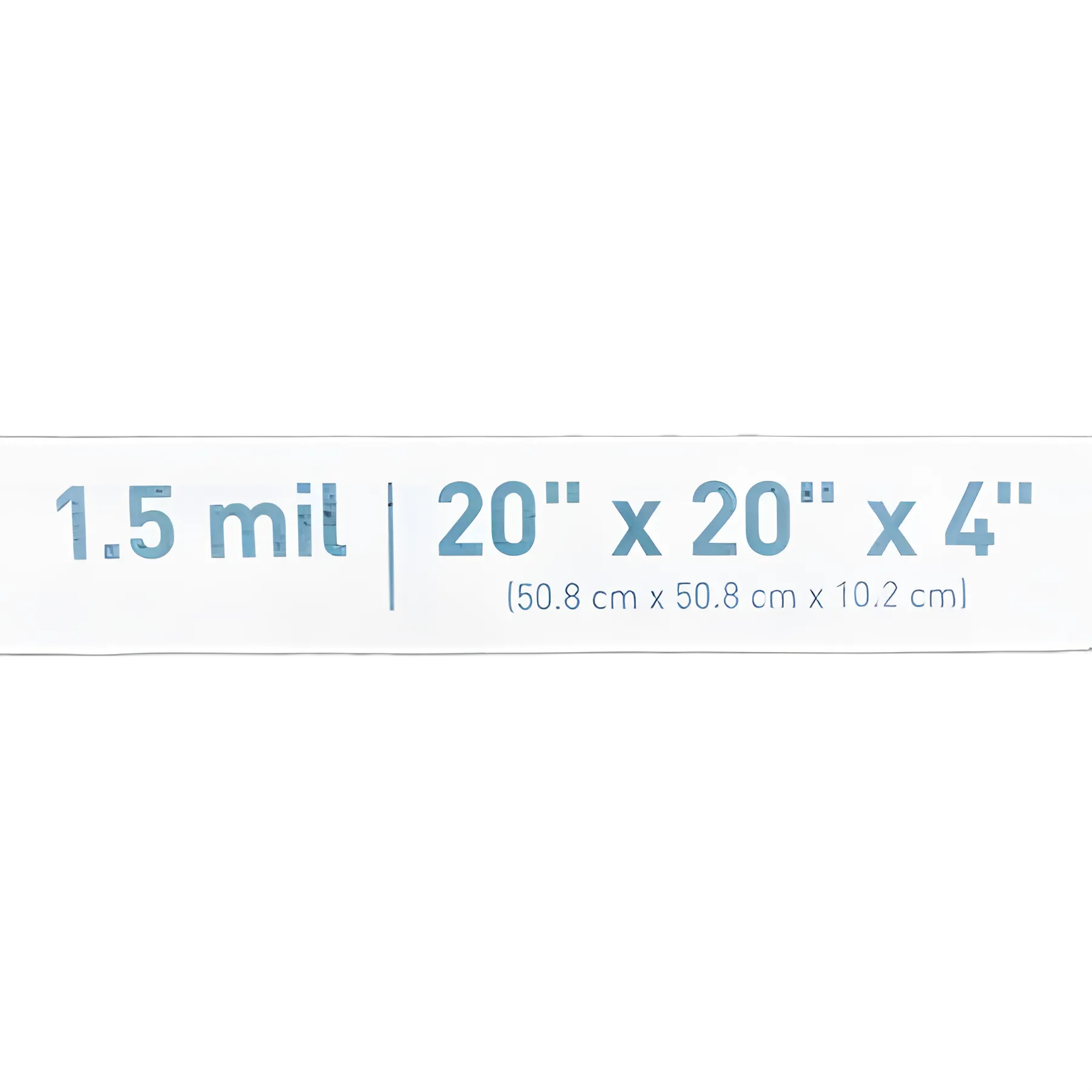 Patient Belongings Bag McKesson 4 X 20 X 20 Inch Polyethylene Drawstring Closure White