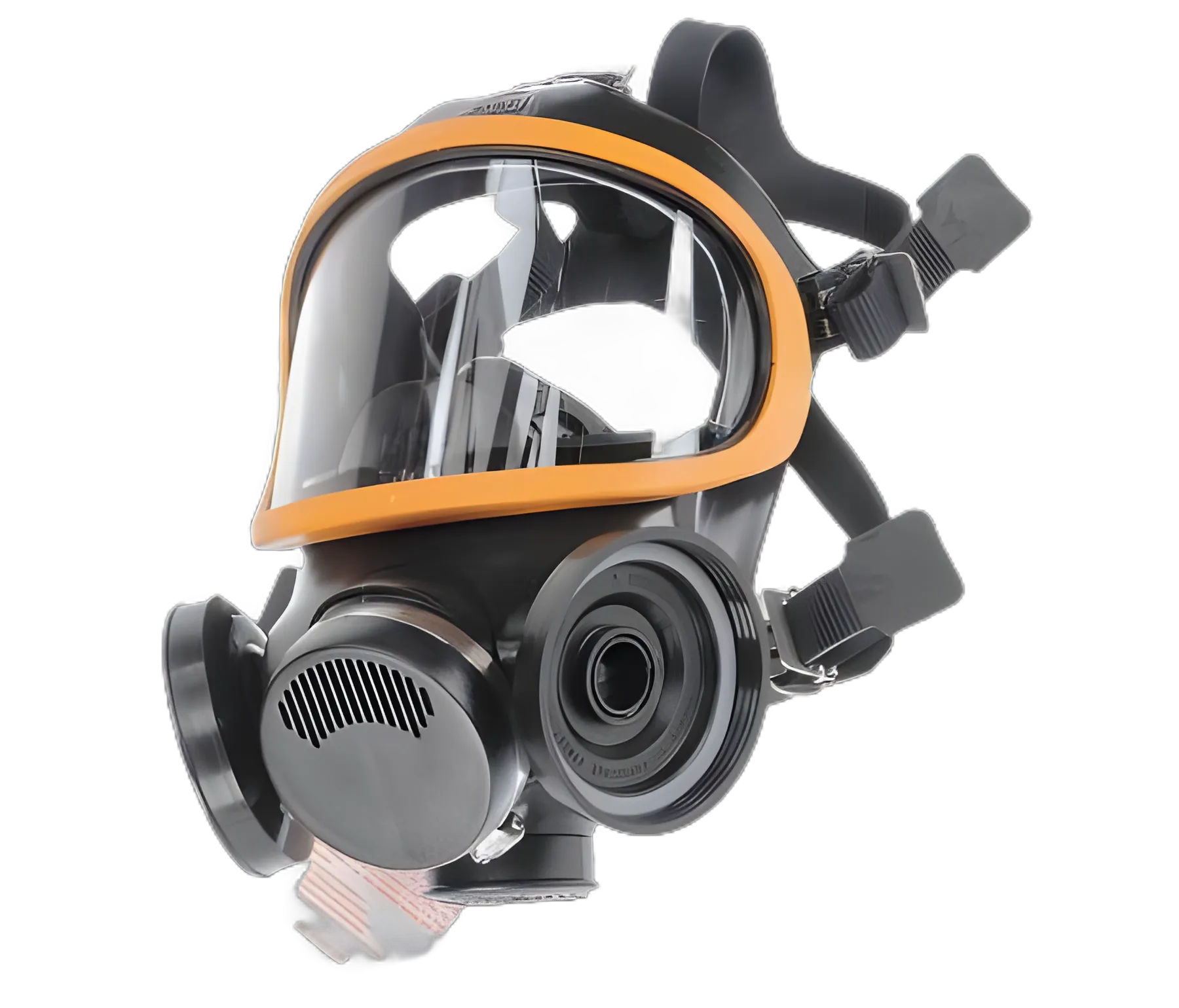 MSA Ultra-Twin™ Reusable Respirator Industrial Full Face Adjustable Head Strap Large Black