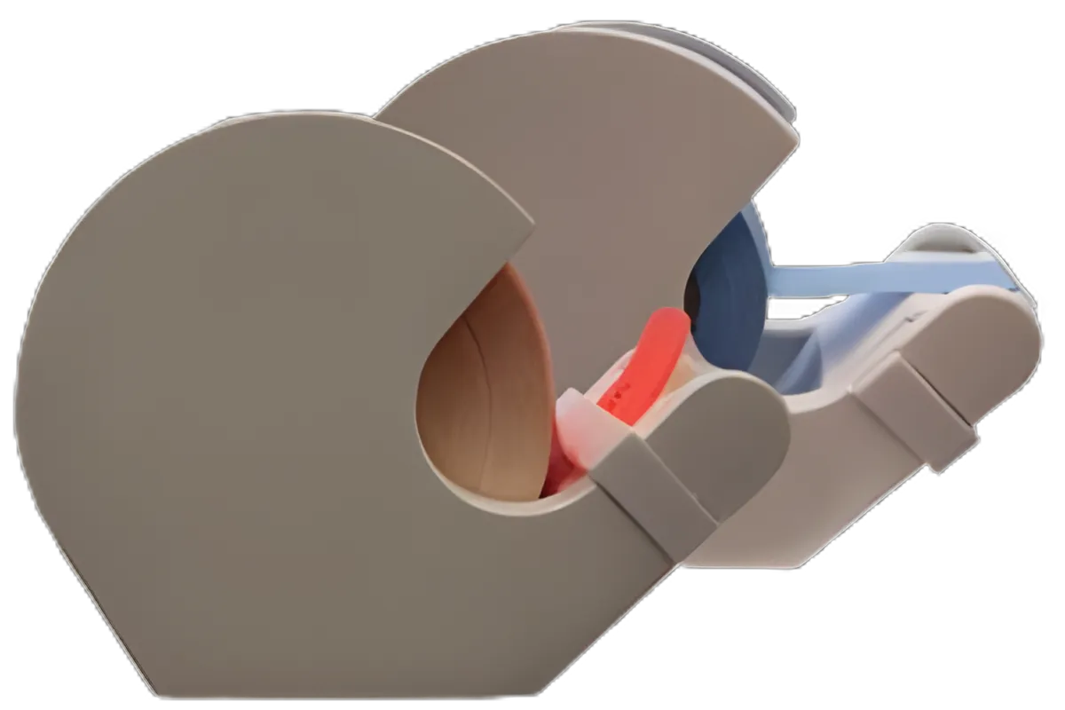 Label and Tape Dispenser