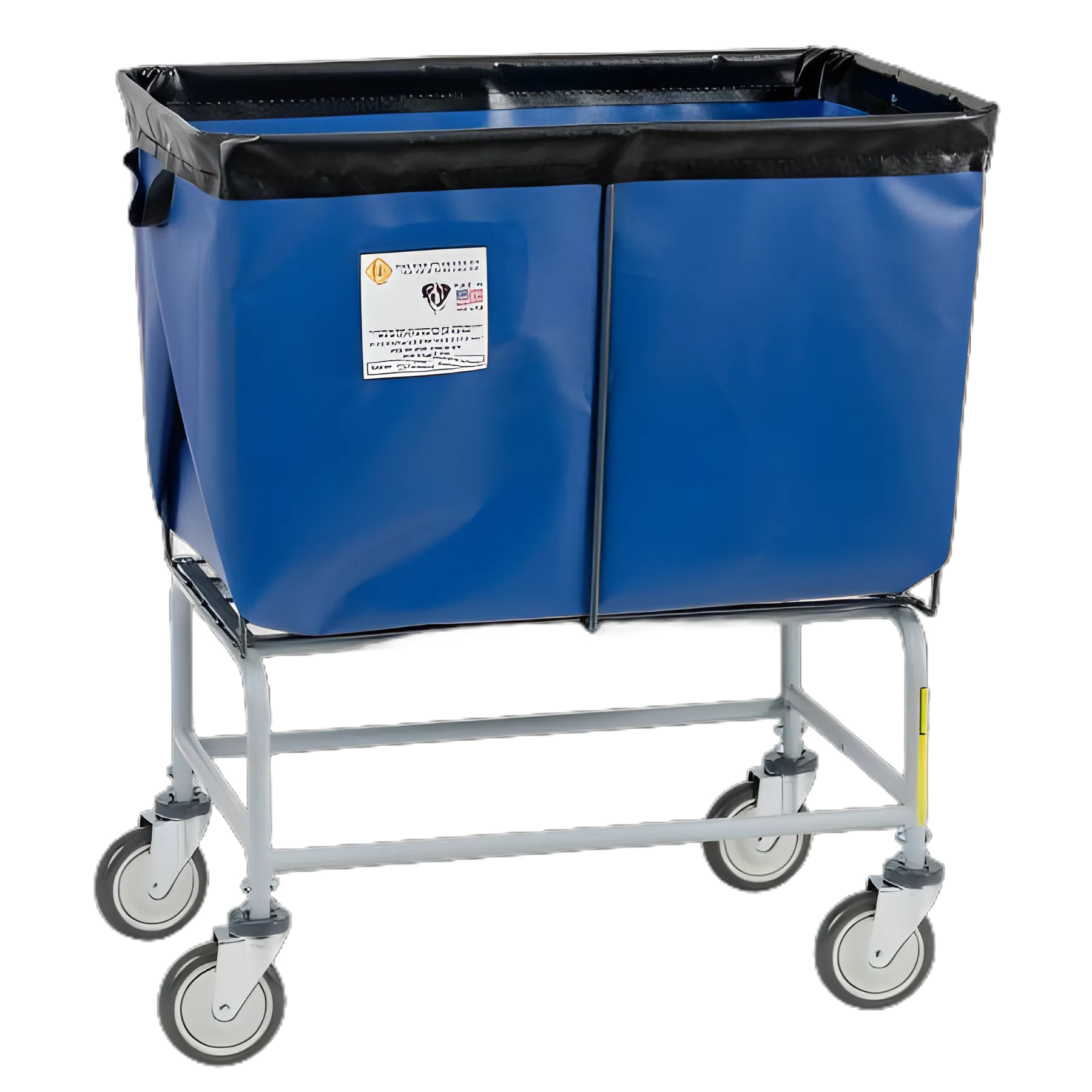 Elevated Basket Truck 6 Bushel Capacity Zinc Plated Steel 5 Inch Casters