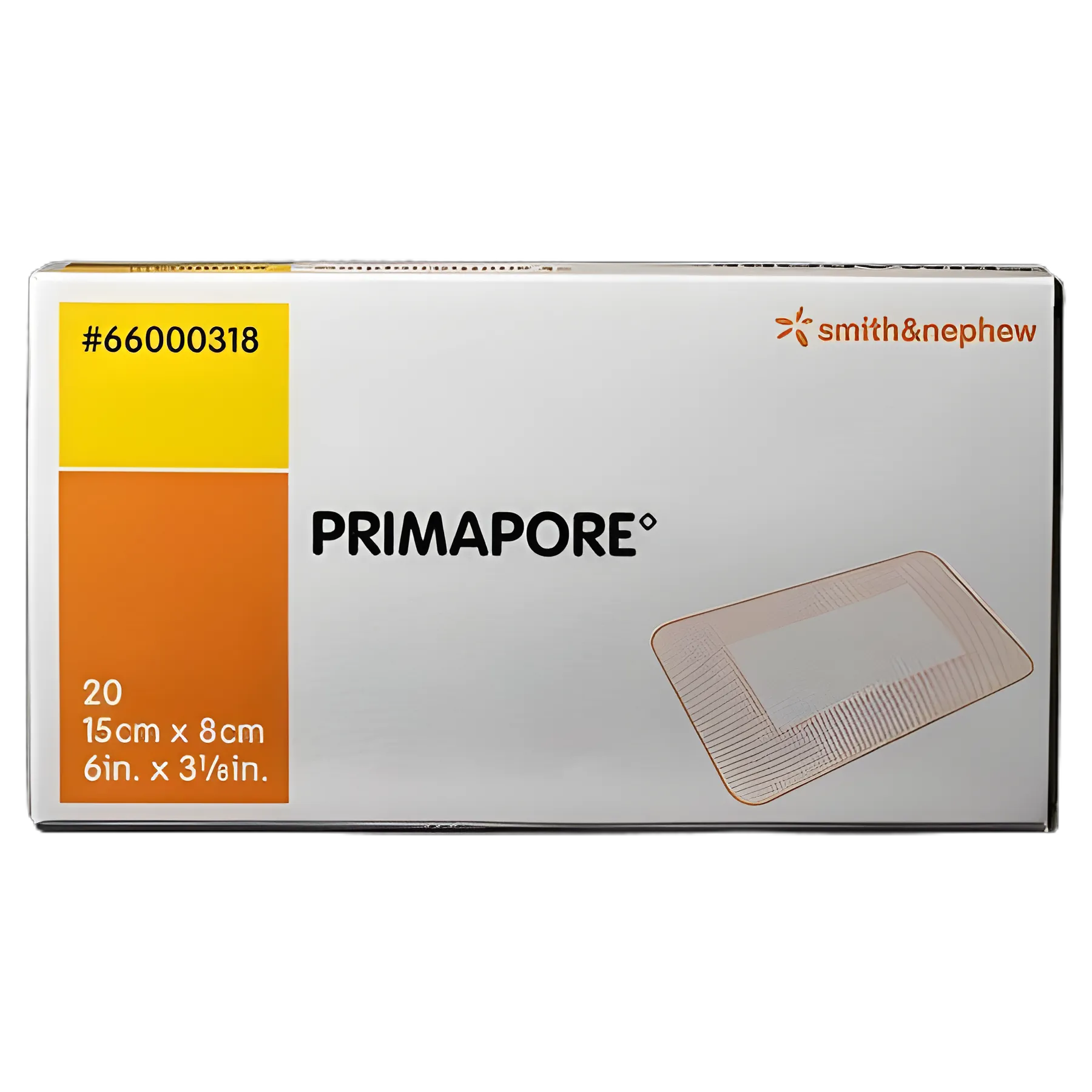 Adhesive Dressing Primapore 3-1/8 X 6 Inch Rectangle Sterile