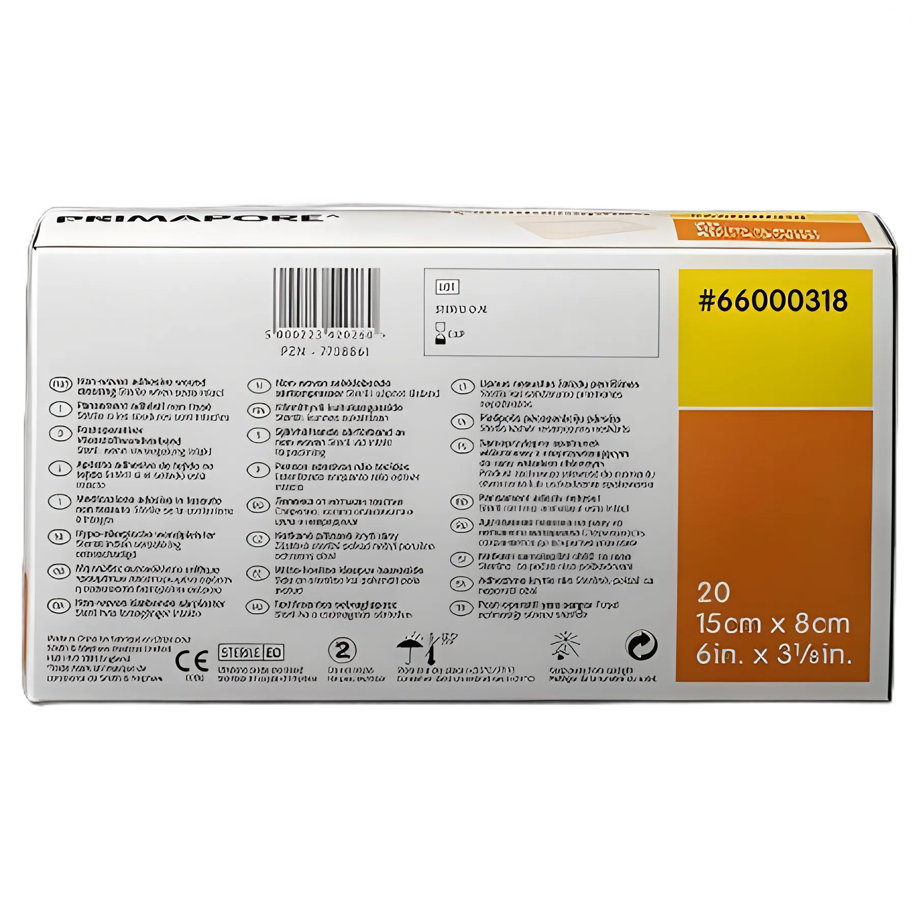 Adhesive Dressing Primapore 3-1/8 X 6 Inch Rectangle Sterile