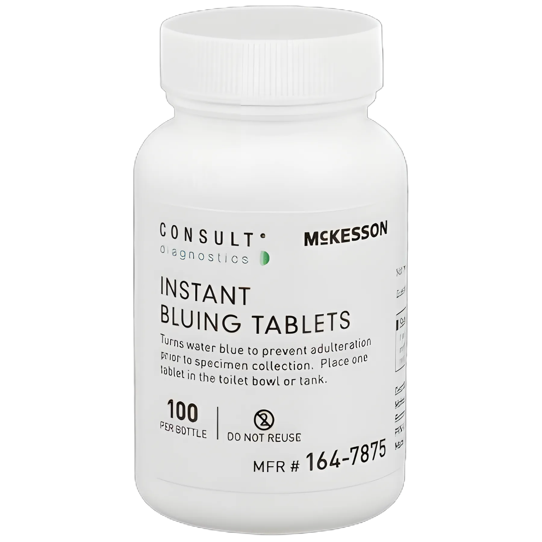 McKesson Consult™ Instant Bluing Tablets for Drug Screening, 100 Count