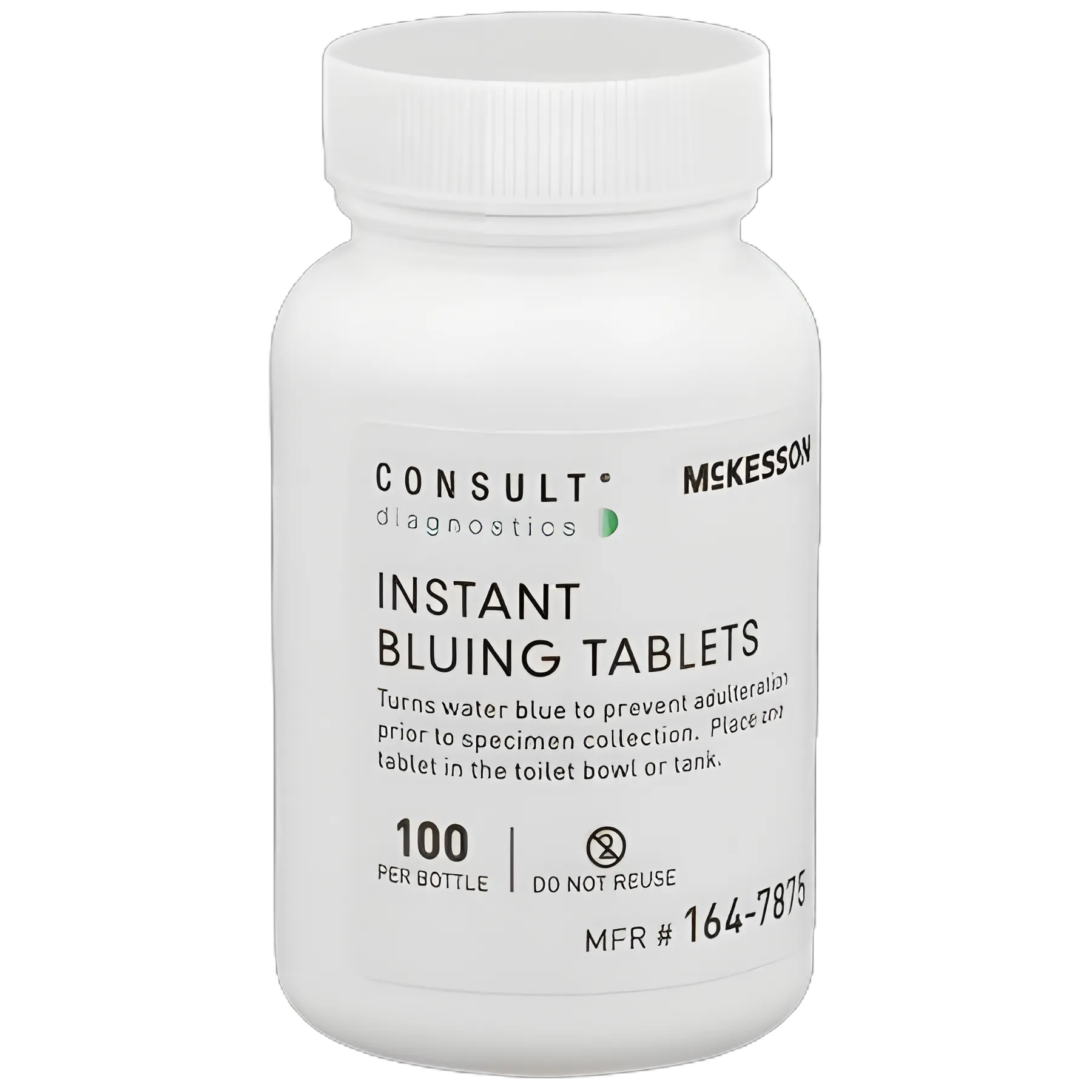 McKesson Consult™ Instant Bluing Tablets for Drug Screening, 100 Count