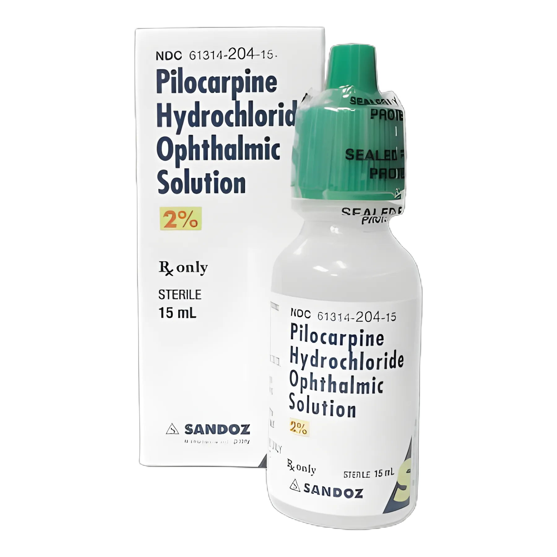 Pilocarpine HCl 2% Solution Dropper Bottle 15 mL - 61314020415