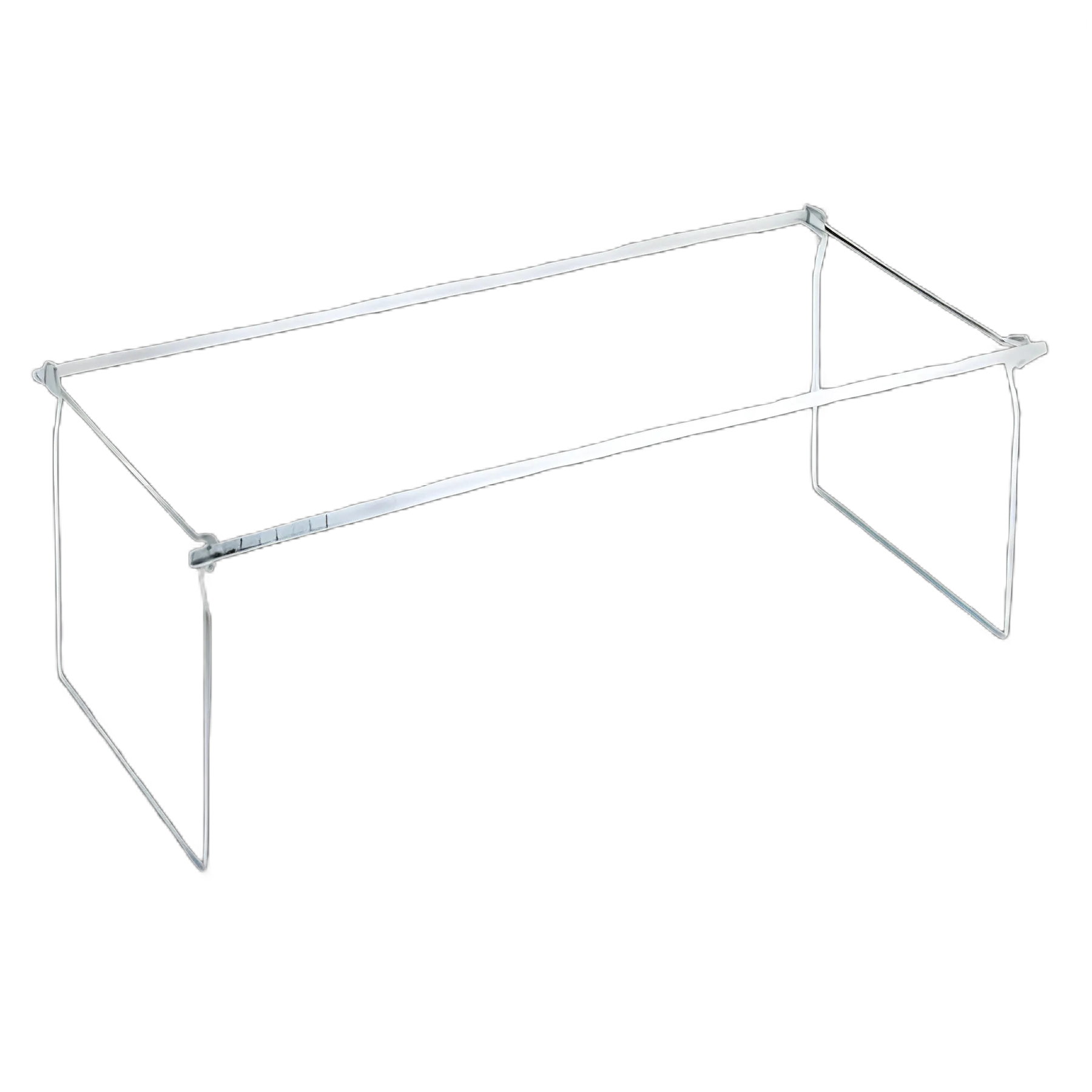 Screw-Together Hanging Folder Frame, Letter Size, 23" to 26.77" Long, Silver