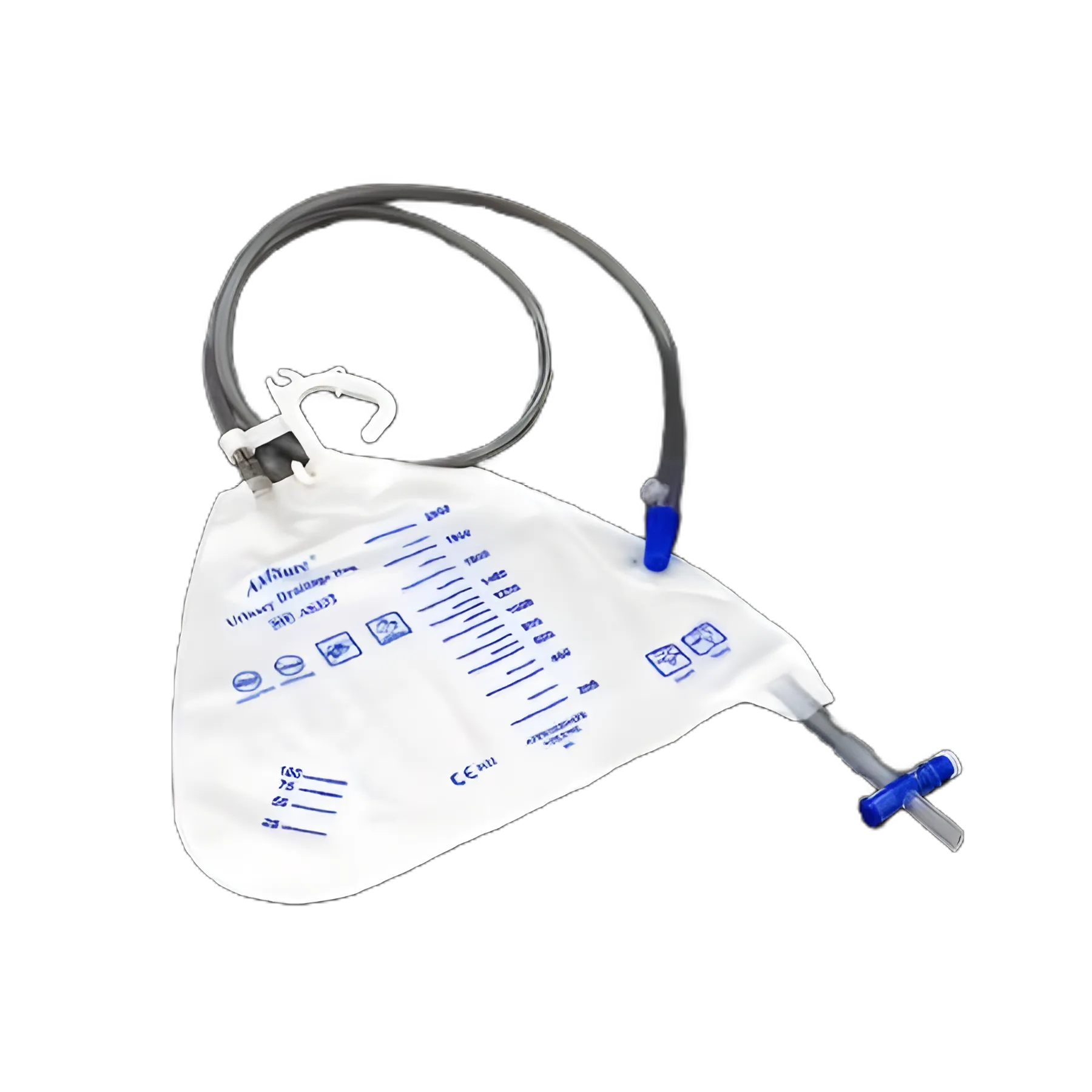 Urinary Drain Bag Bard® Anti-Reflux Valve Sterile 2000 mL Vinyl