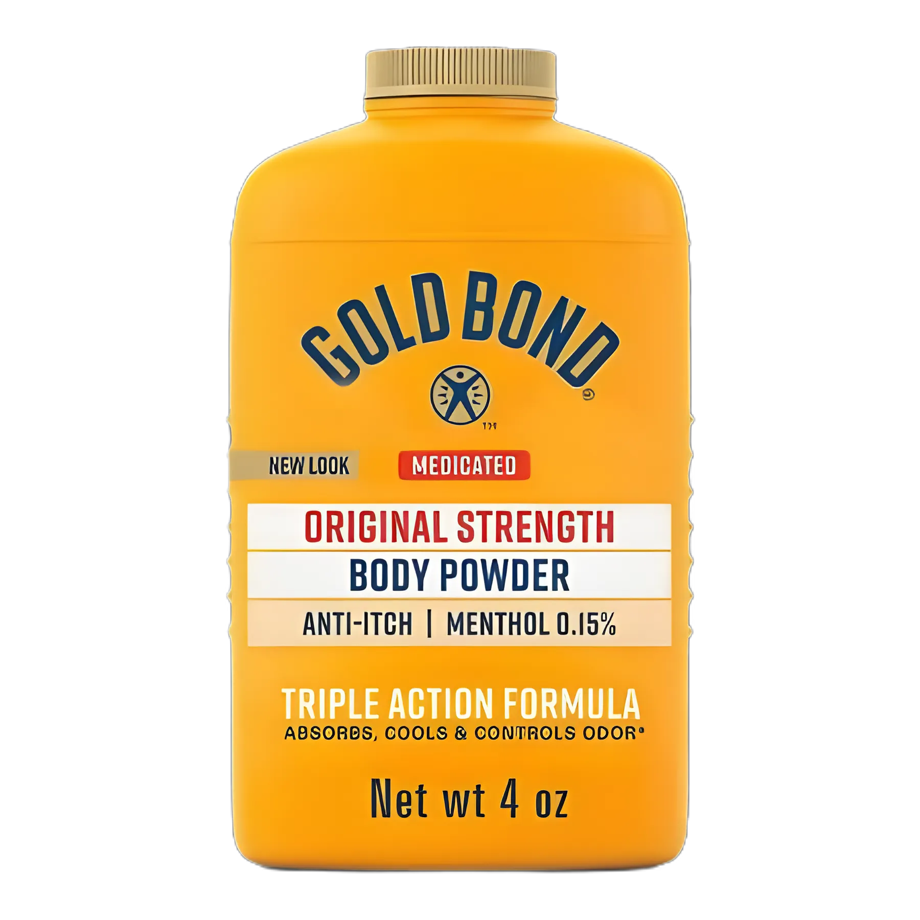 Body Powder Gold Bond® Medicated Original Strength 4 oz. Menthol Scent Shaker Bottle Menthol