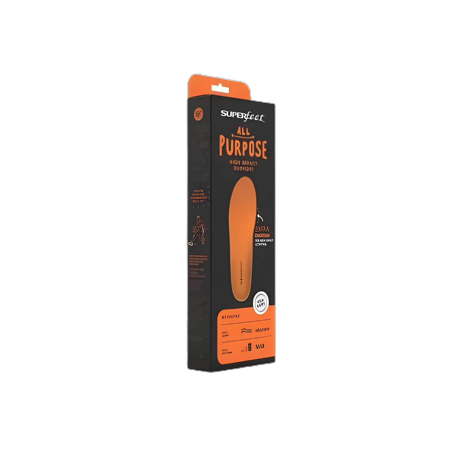 Superfeet® Orange Men's Insoles 7.5-9 - Enhanced Foot Support