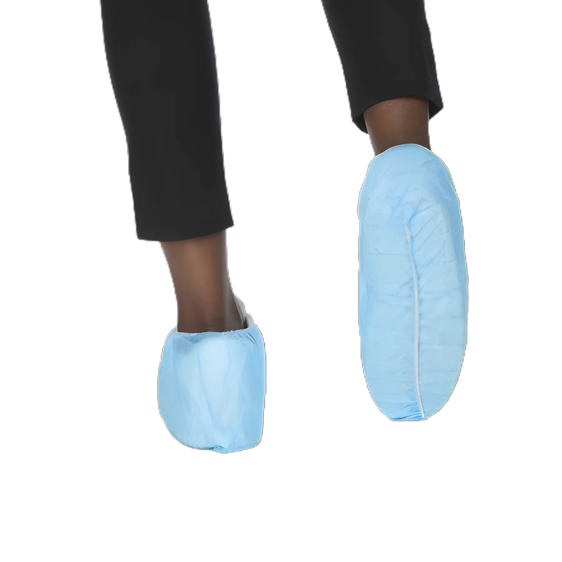 Shoe Cover McKesson One Size Fits Most Shoe High Nonskid Sole Blue NonSterile