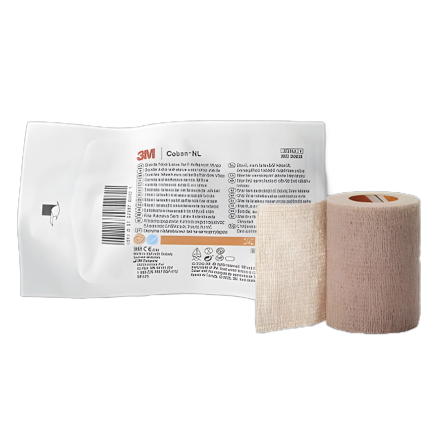Cohesive Bandage 3M™ Coban™ LF 3 Inch X 5 Yard Self-Adherent Closure Tan Sterile Standard Compression
