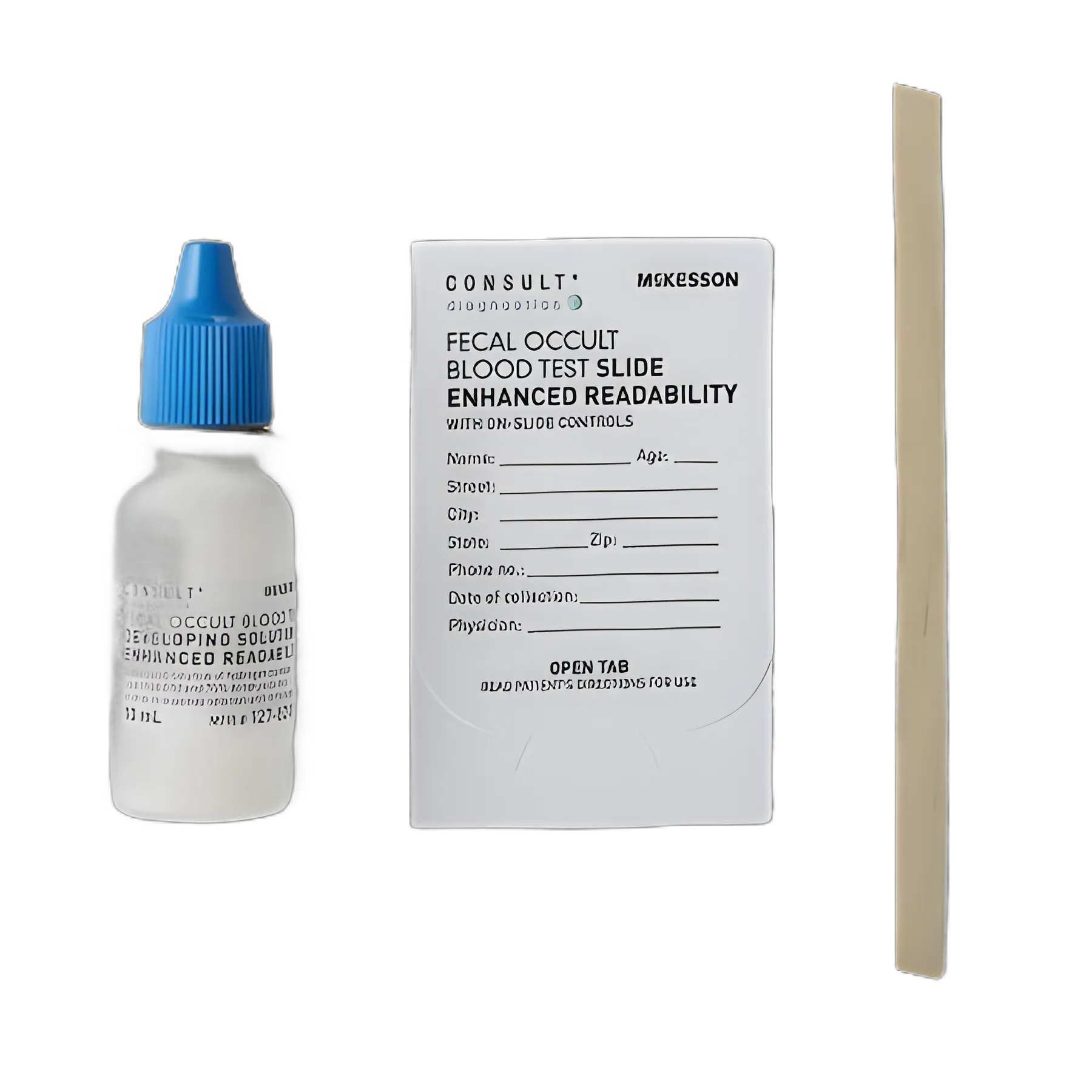 McKesson Consult™ FOBT Cancer Screening Test Kit - 100 Tests, CLIA Waived