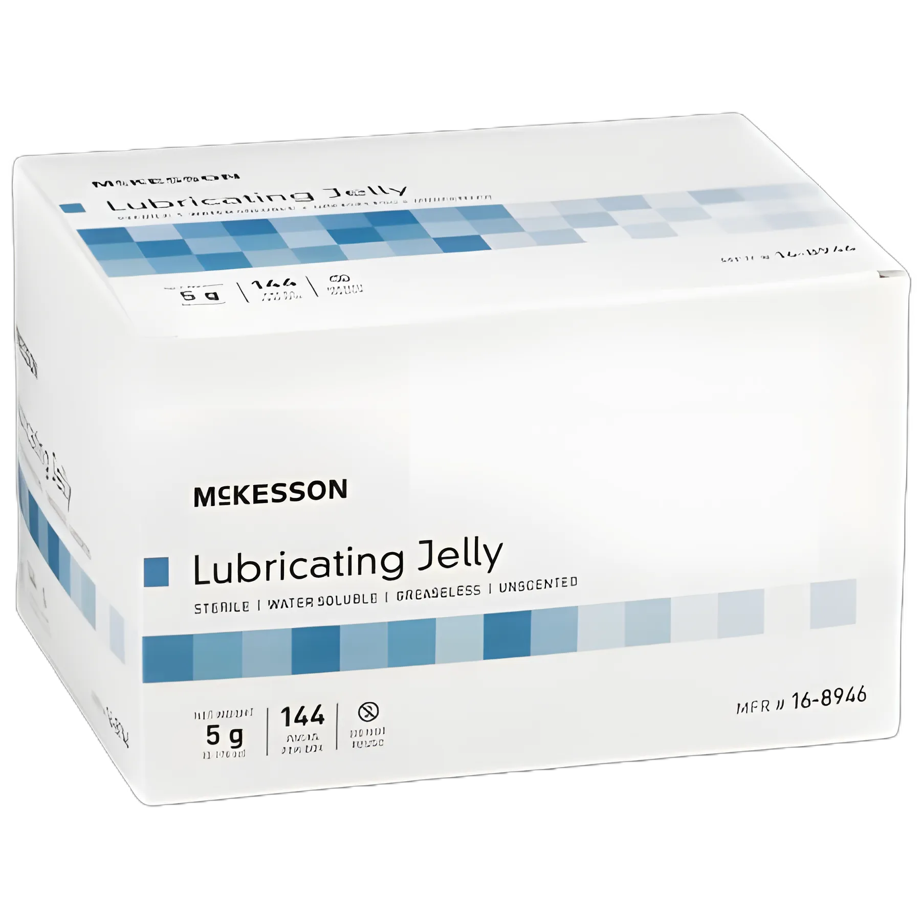 McKesson Sterile Lubricating Jelly, 5g Individual Packet - Medical Grade