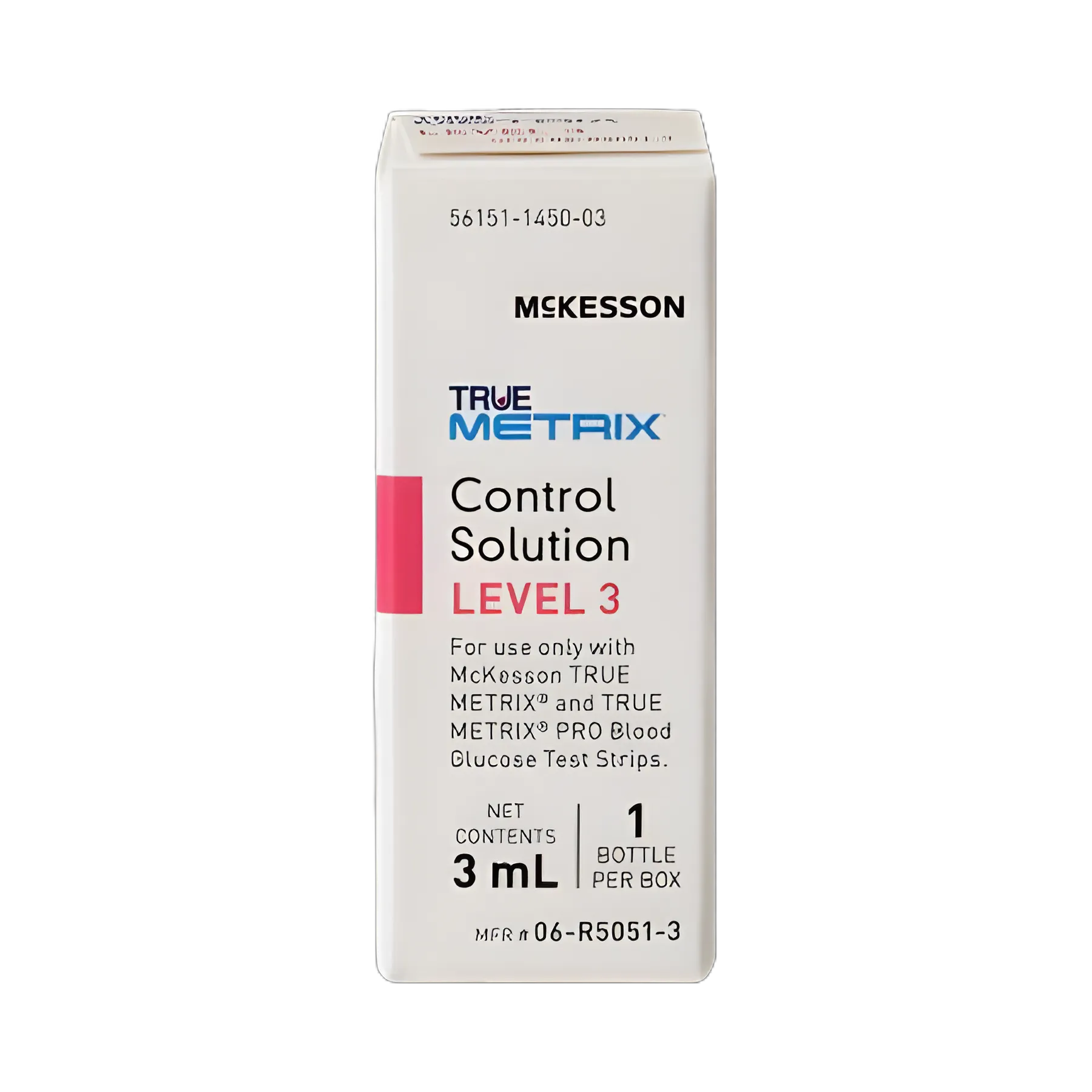 Blood Glucose Control Solution McKesson TRUE METRIX® 3 mL Level 3